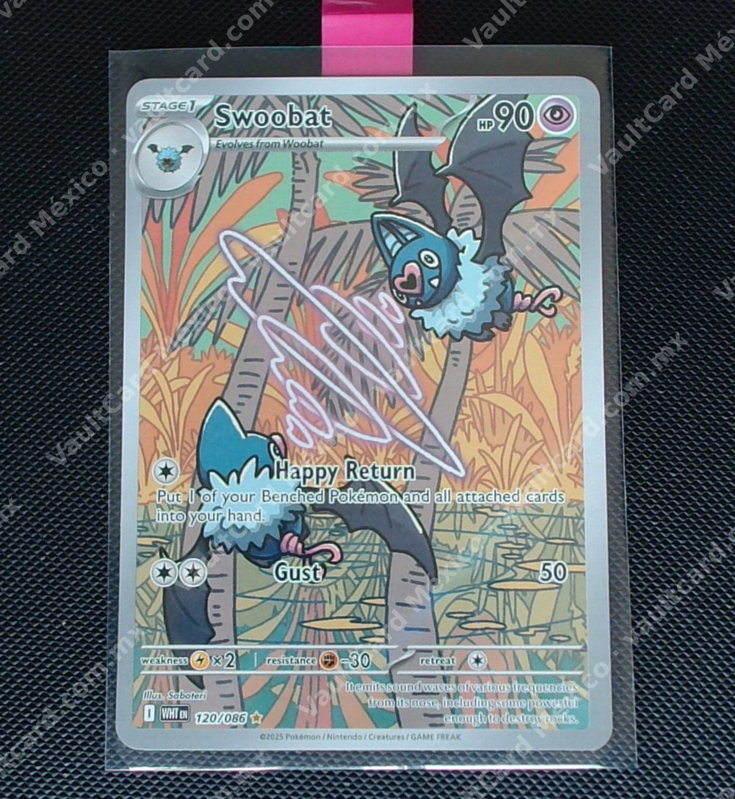 Swoobat 120/086 - (WHT) Inglés - Illustration Rare