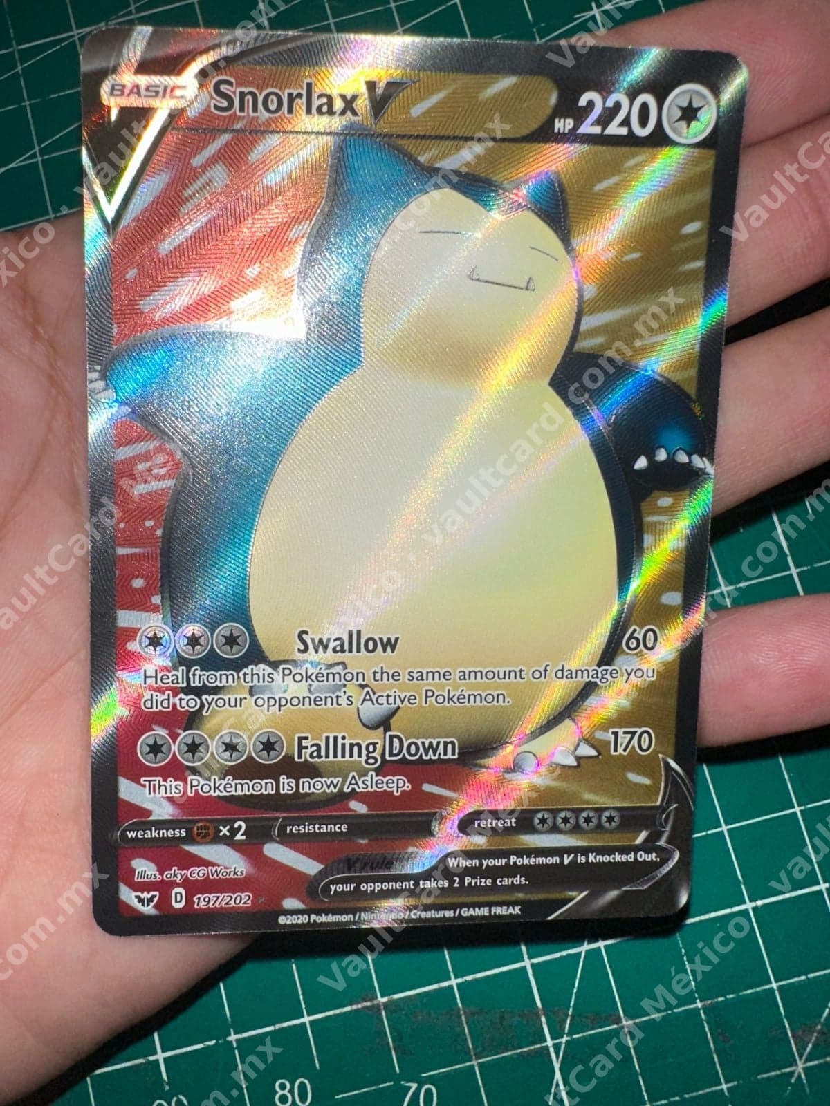 Snorlax V 197/202 Full Art - Sword & Shield (SSH) Inglés