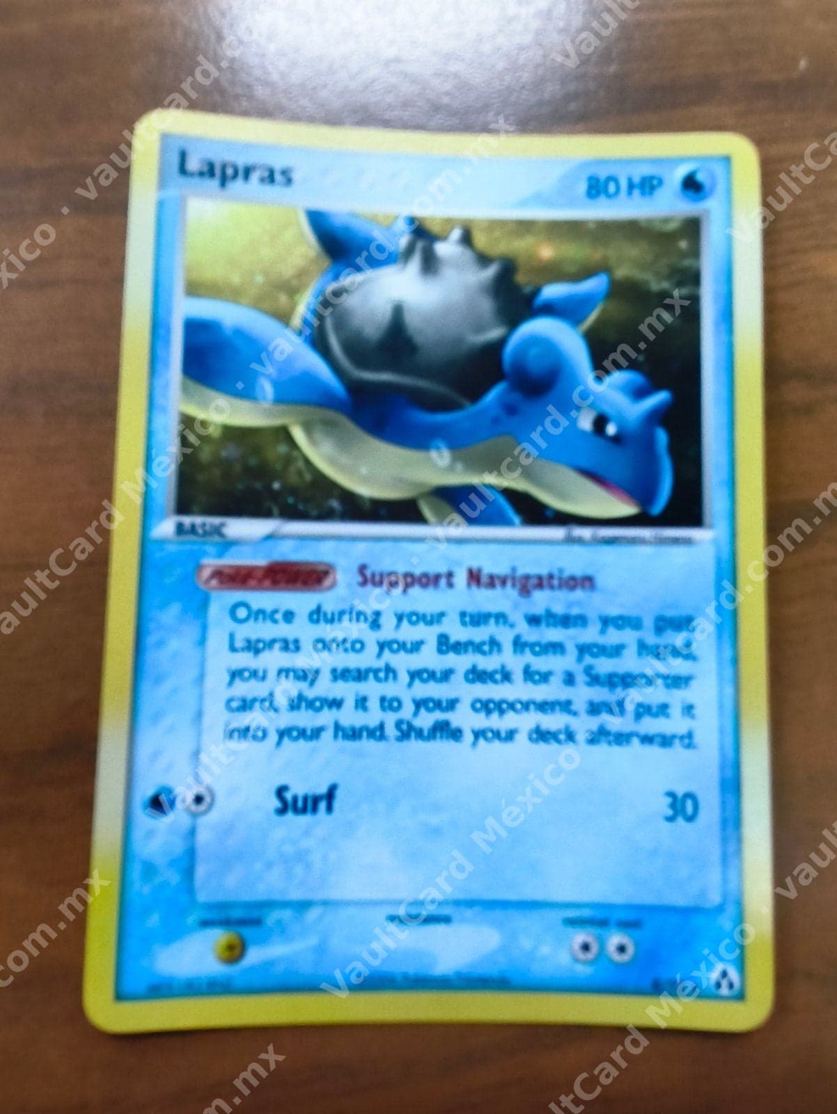 Lapras 8/92 - Carta Pokémon EX Inglés
