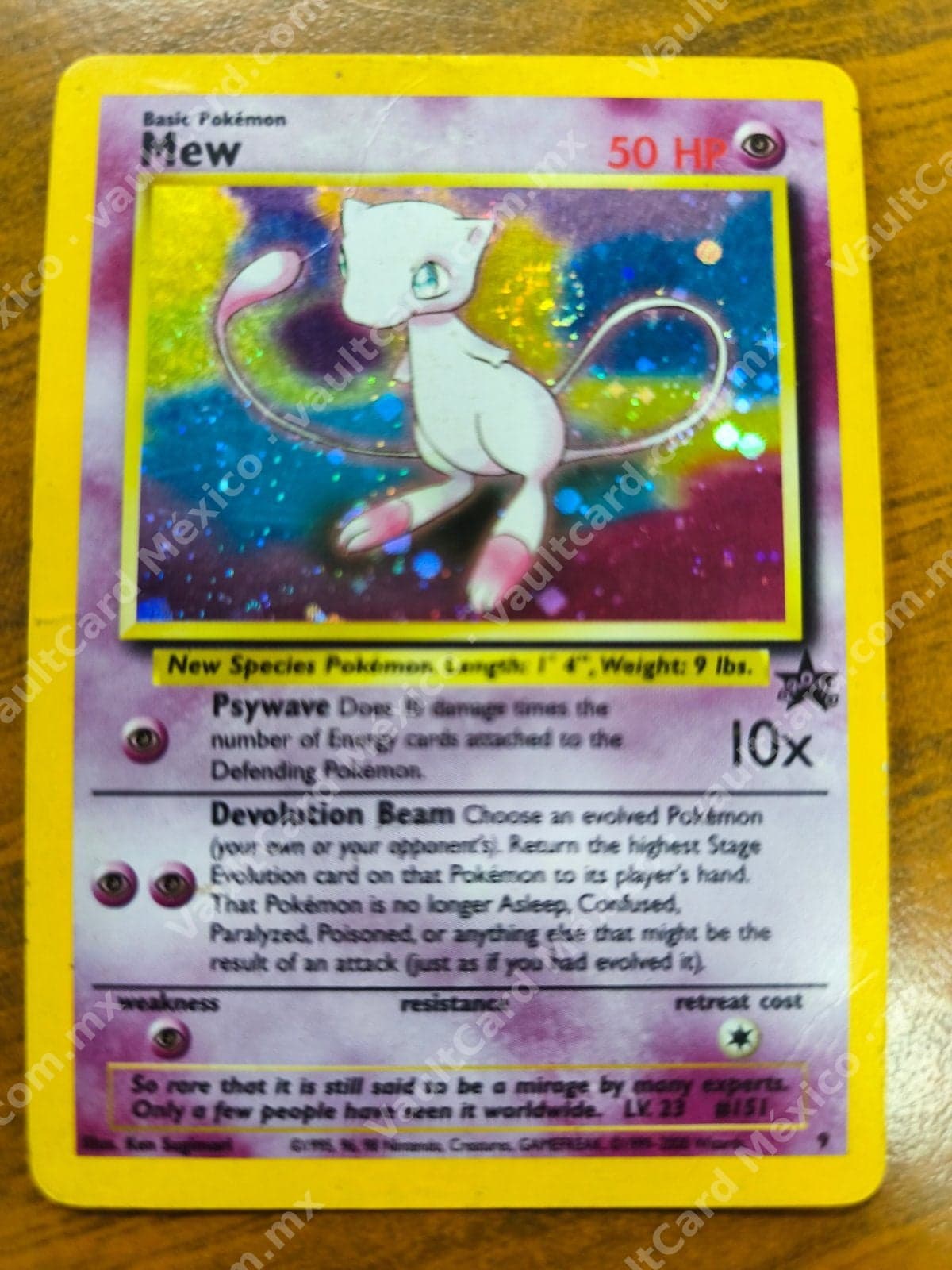 Mew #9 Black Star Promo Holo - Inglés