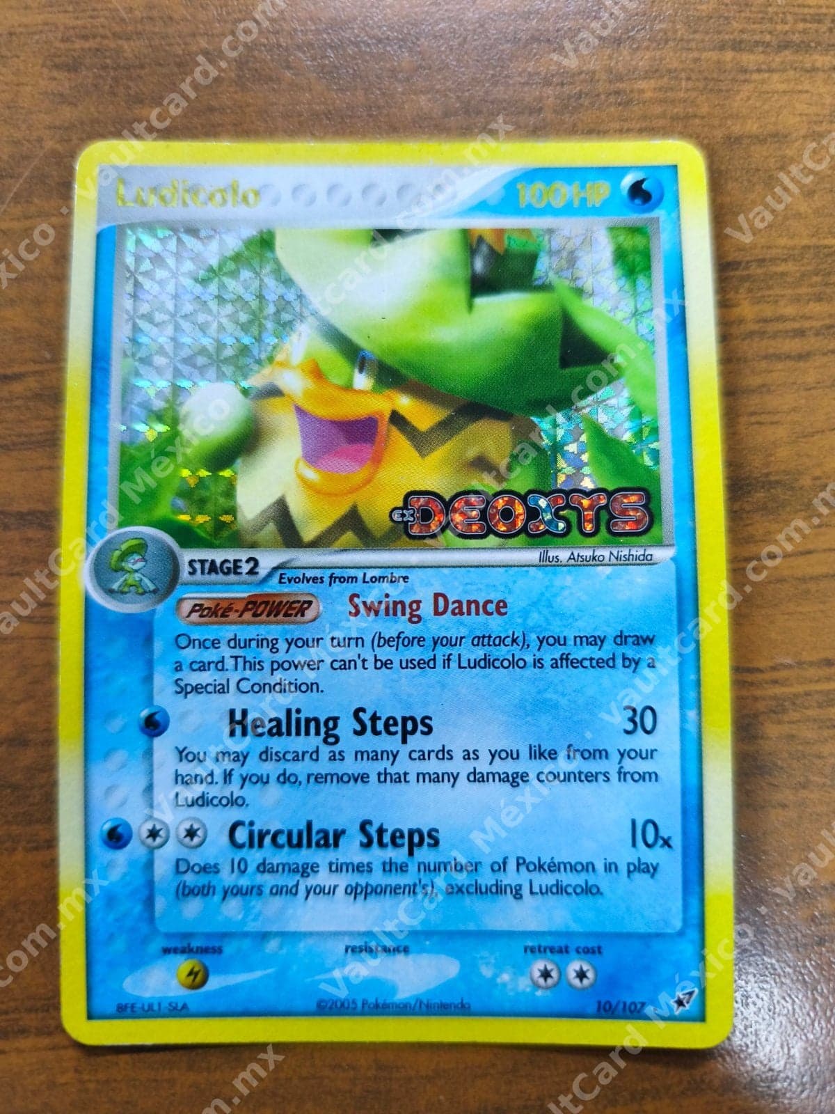 Ludicolo 10/107 - EX Deoxys Inglés Holo