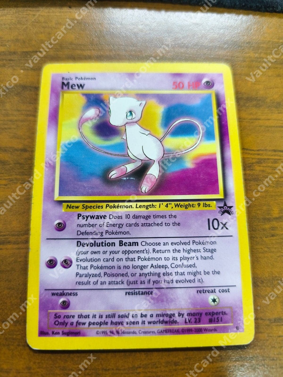 Mew #8 - Black Star Promo (WOTC) Inglés