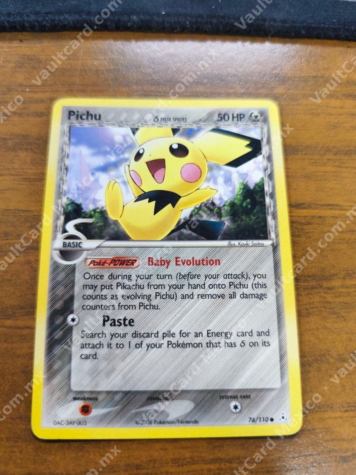 Pichu δ Delta Species 76/110 - Holon Phantoms (EX) Inglés
