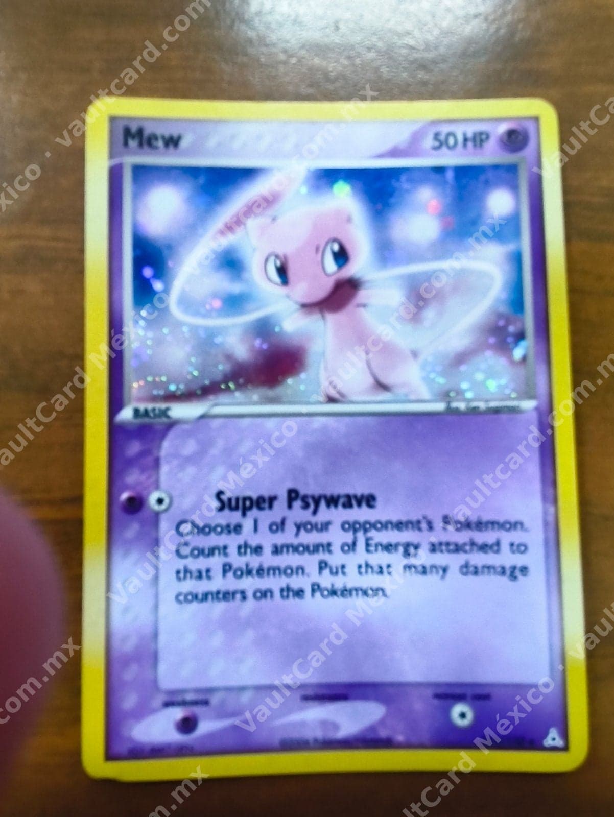 Mew Holo - EX Holon Phantoms Inglés