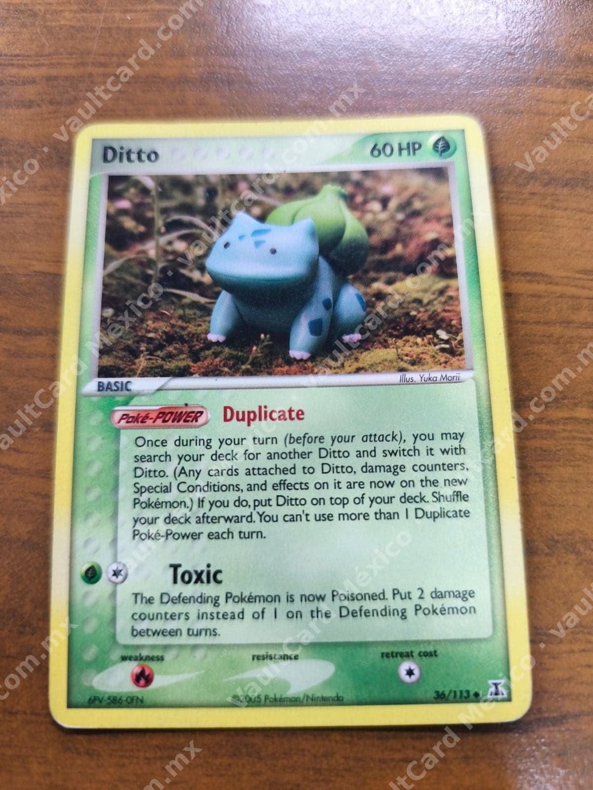 Ditto (como Bulbasaur) 36/113 - EX Delta Species Inglés