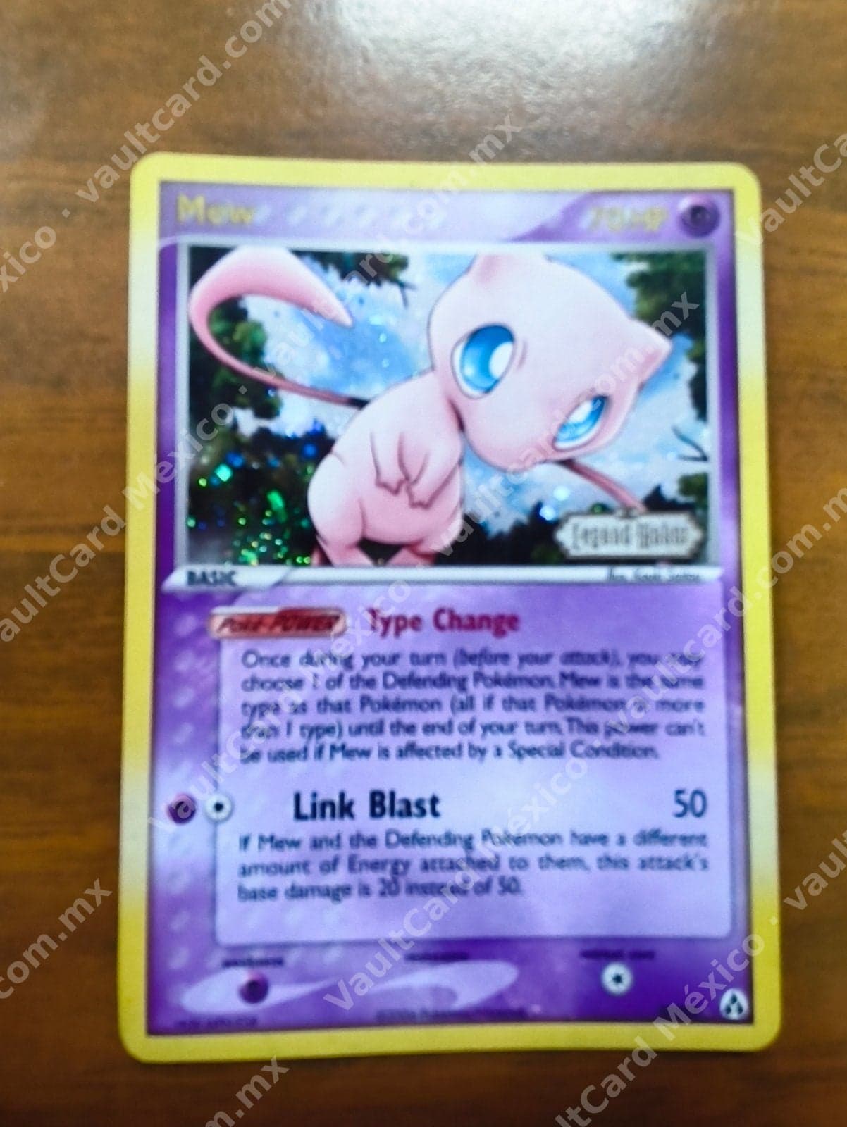 Mew Holo 8/92 - EX Legend Maker Inglés