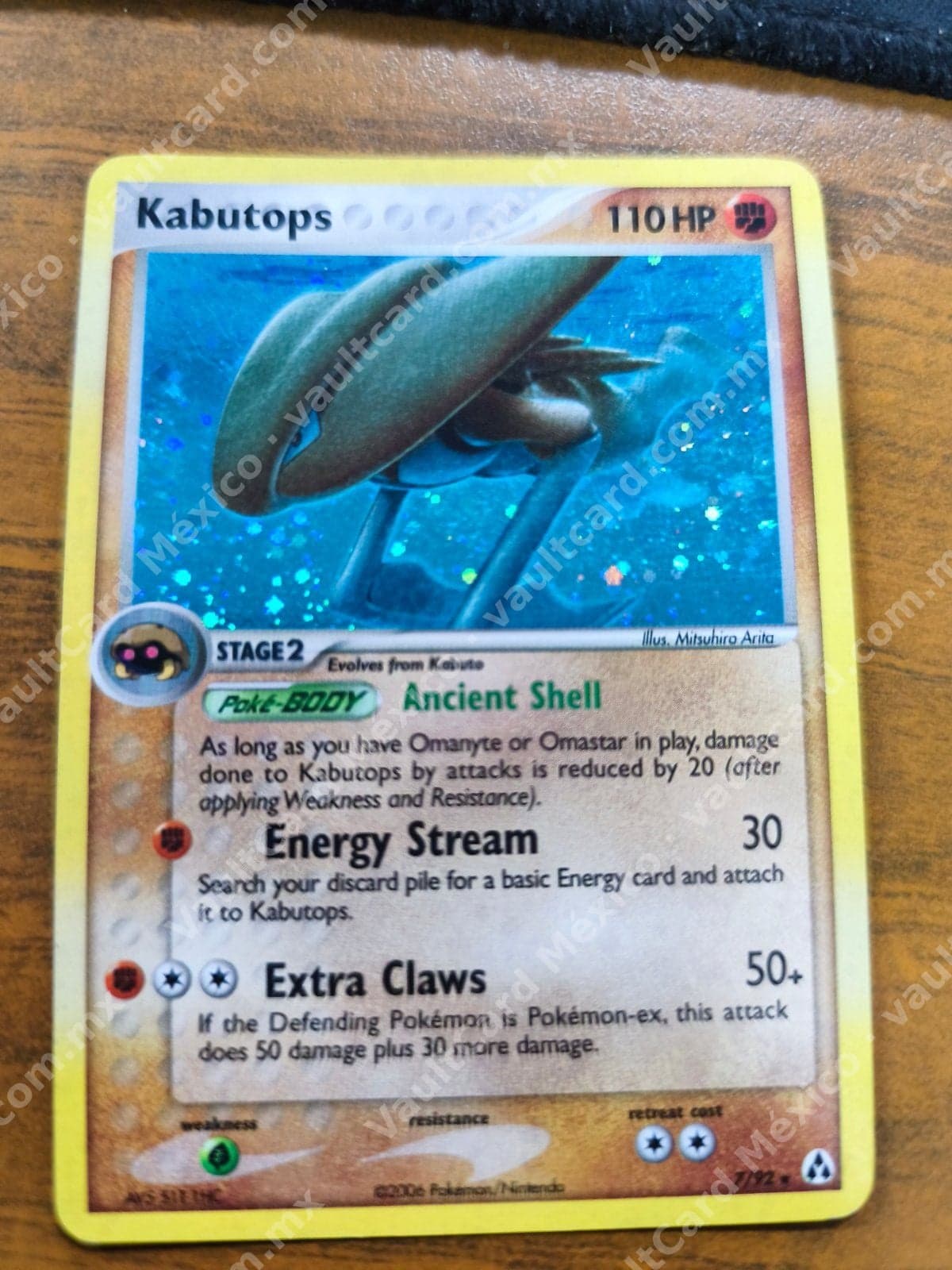 Kabutops 7/92 Holo - EX Legend Maker Inglés