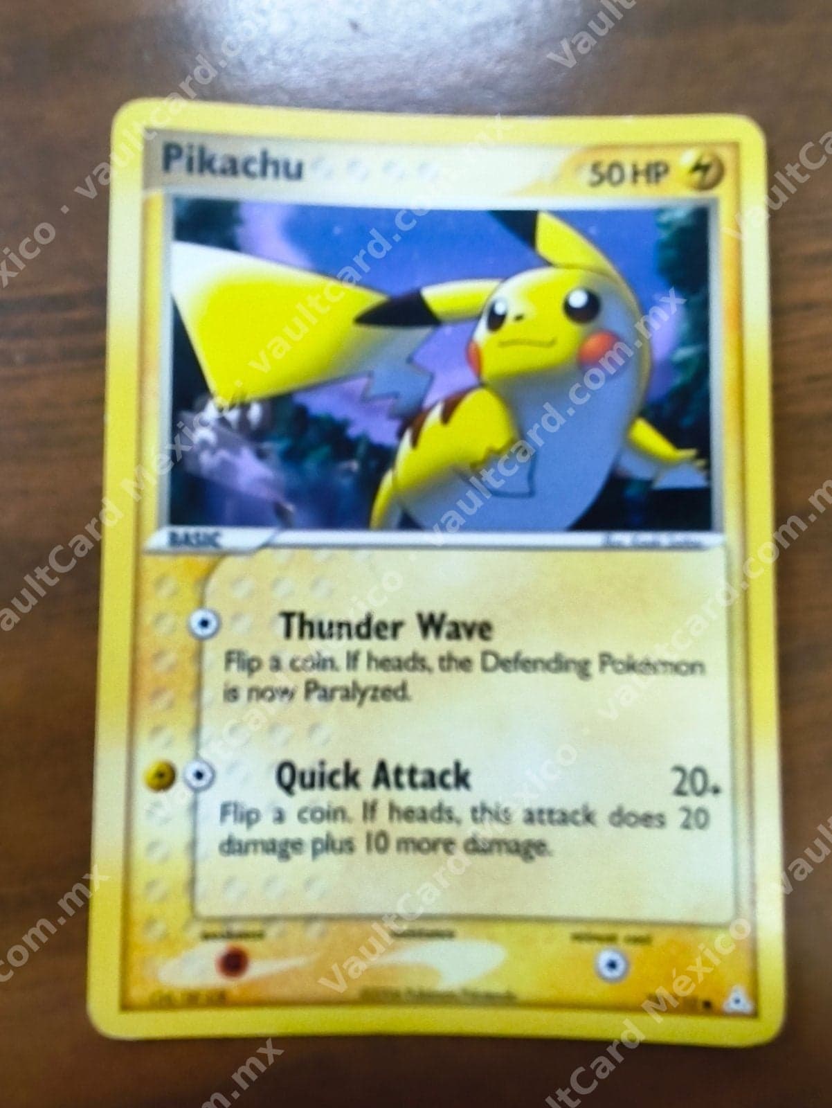 Pikachu 70/110 - EX Holon Phantoms Inglés