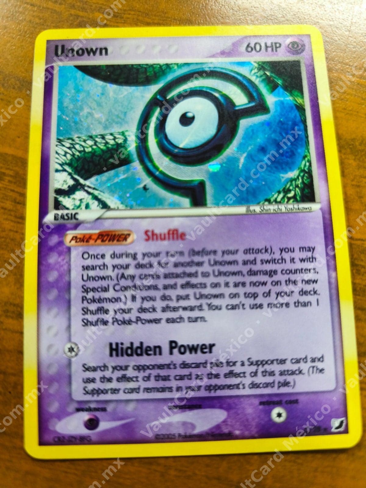 Unown "C" - EX Unseen Forces Inglés - Carta Holo