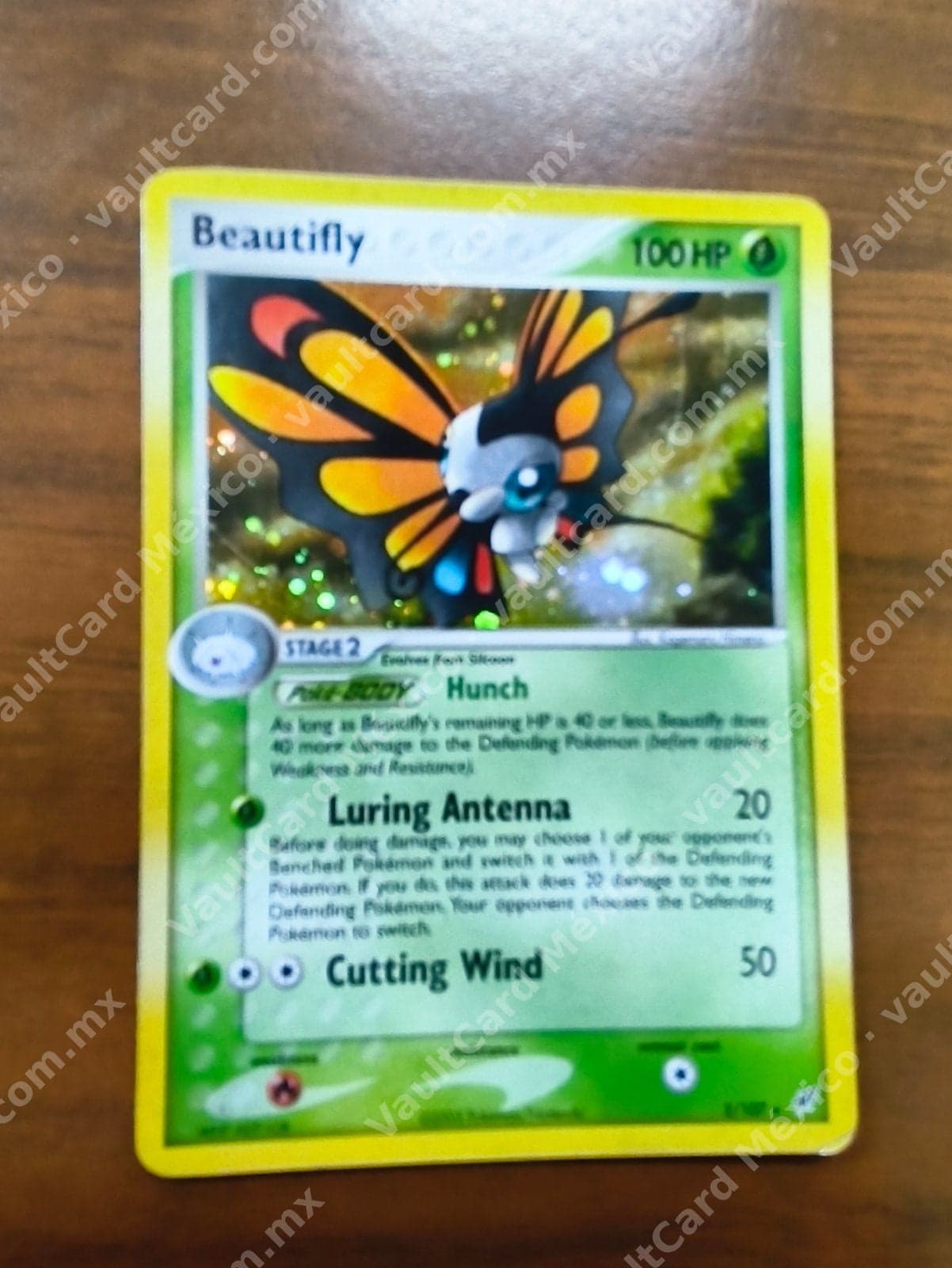 Beautifly 1/107 - EX Deoxys Inglés Holo — foto 1