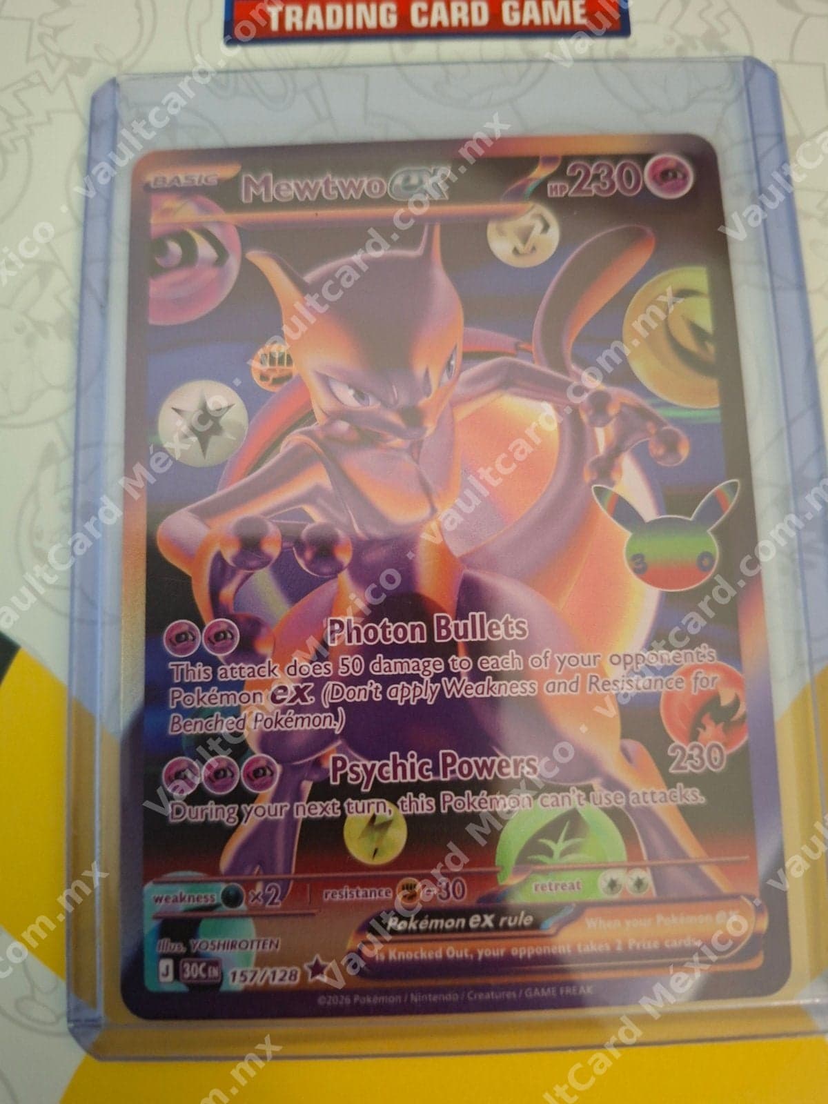 Mewtwo ex 157/128 (30C) Inglés - Carta Full Art