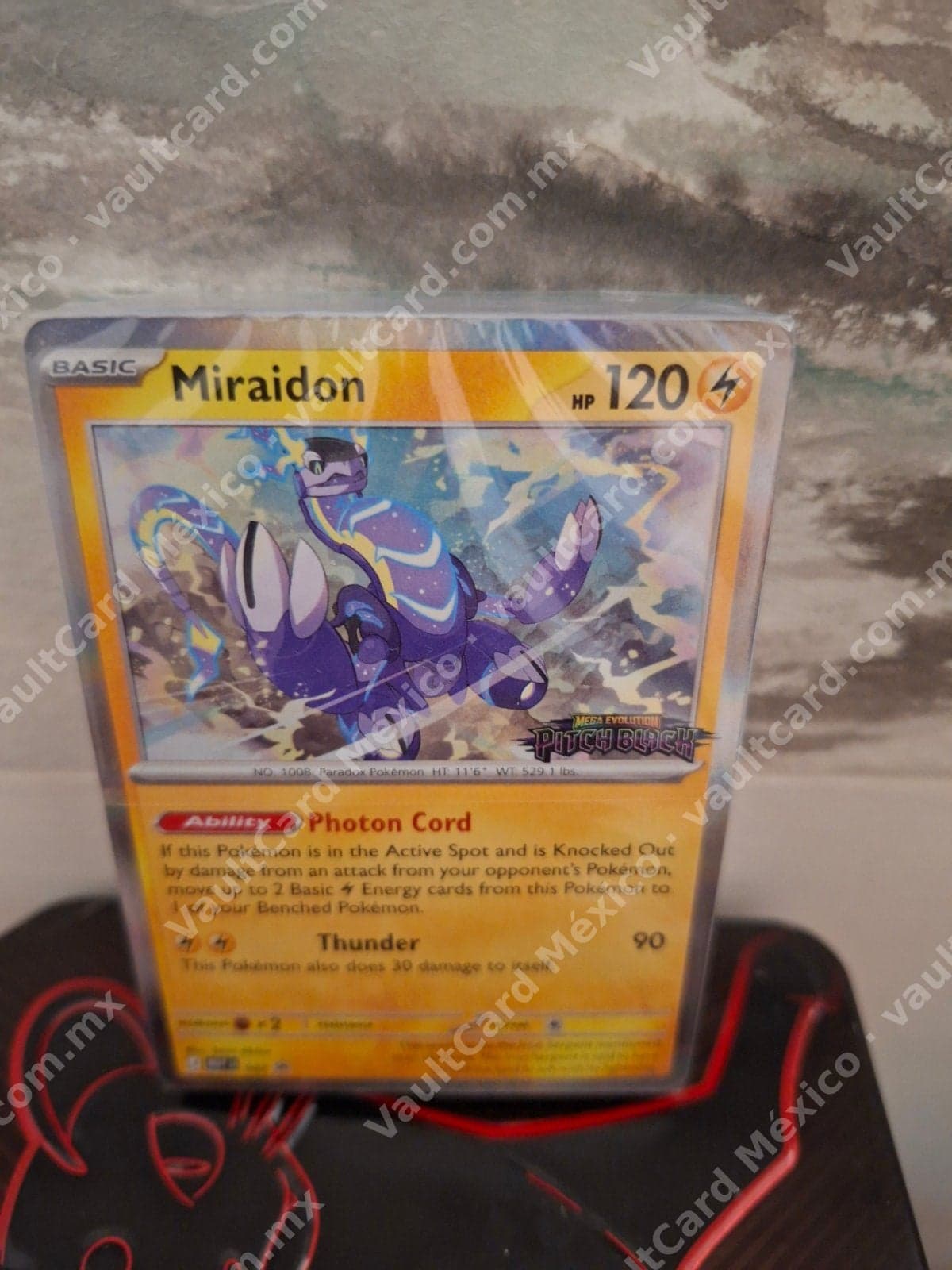 2 cartas promo Miraidon - Mega Evolution Pitch Black Inglés