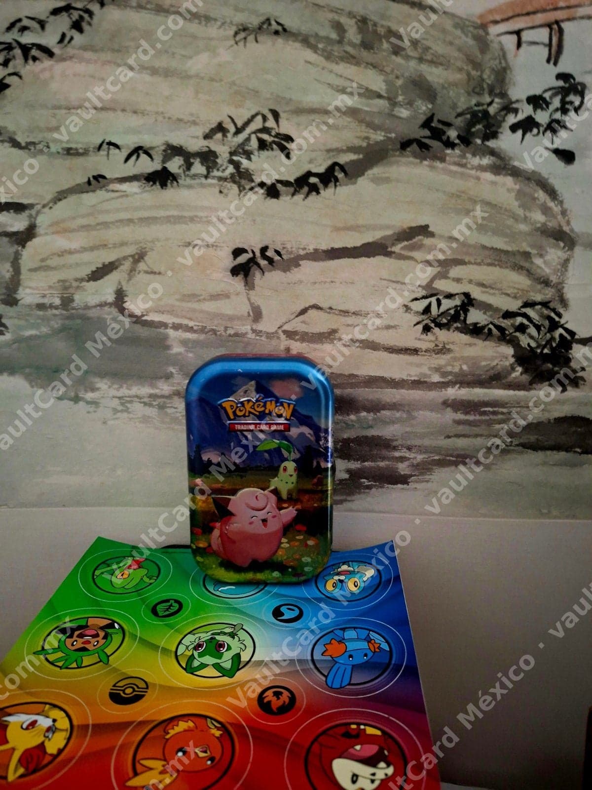 Pokémon TCG Mini Tin Sellado - Clefairy y Chikorita (Inglés)