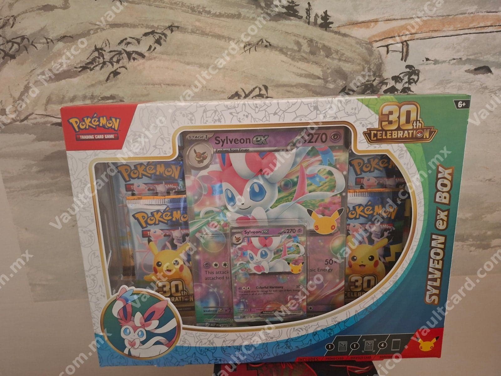 Pokémon TCG Sylveon ex Box - 30th Celebration Inglés (Sellado)