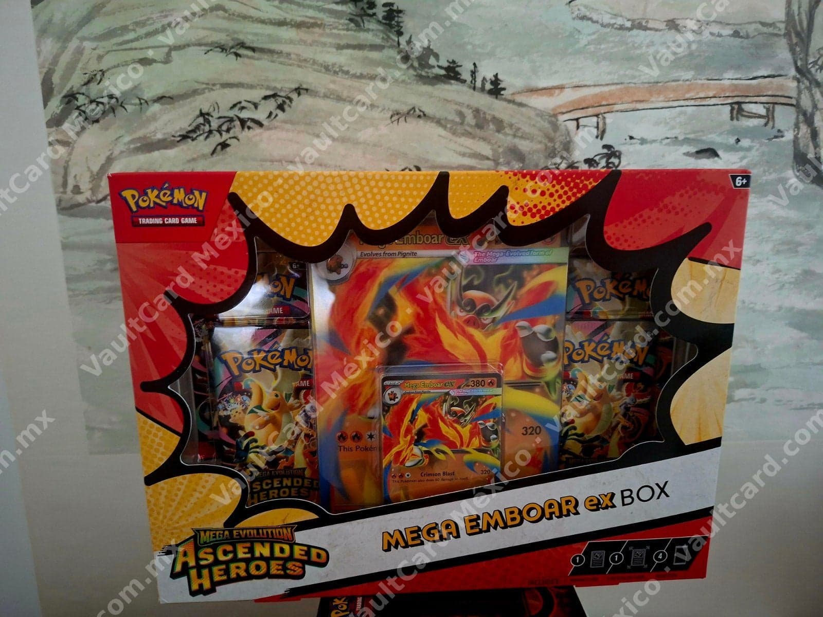 Mega Emboar ex Box - Mega Evolution Ascended Heroes (ASC) Inglés Sellado