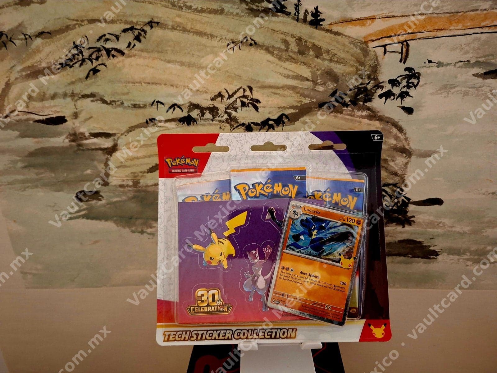 Pokémon TCG 30th Celebration Tech Sticker Collection - Lucario Inglés (Sellado)