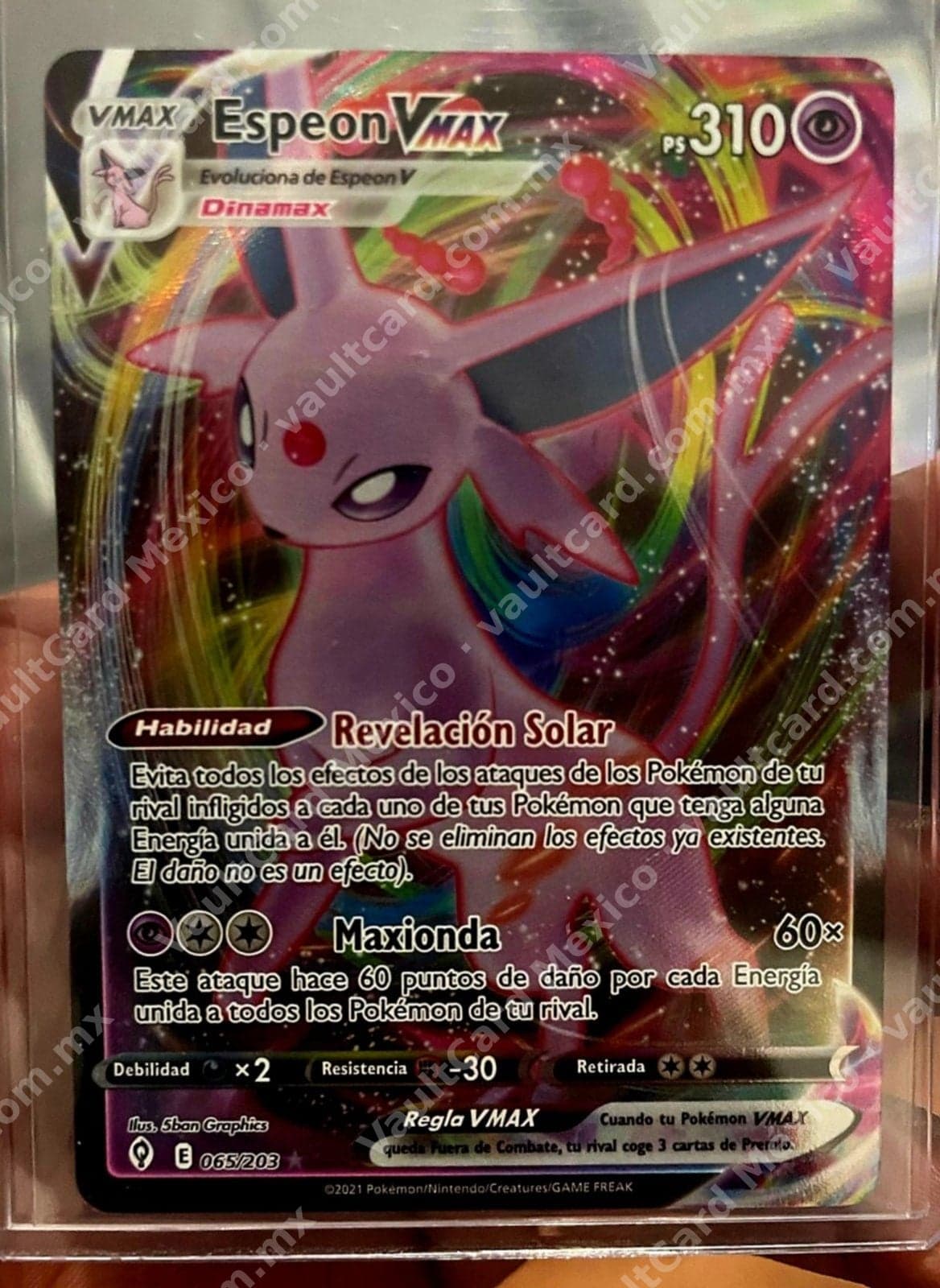 Espeon VMAX 065/203 - Evolving Skies (EVS) Español