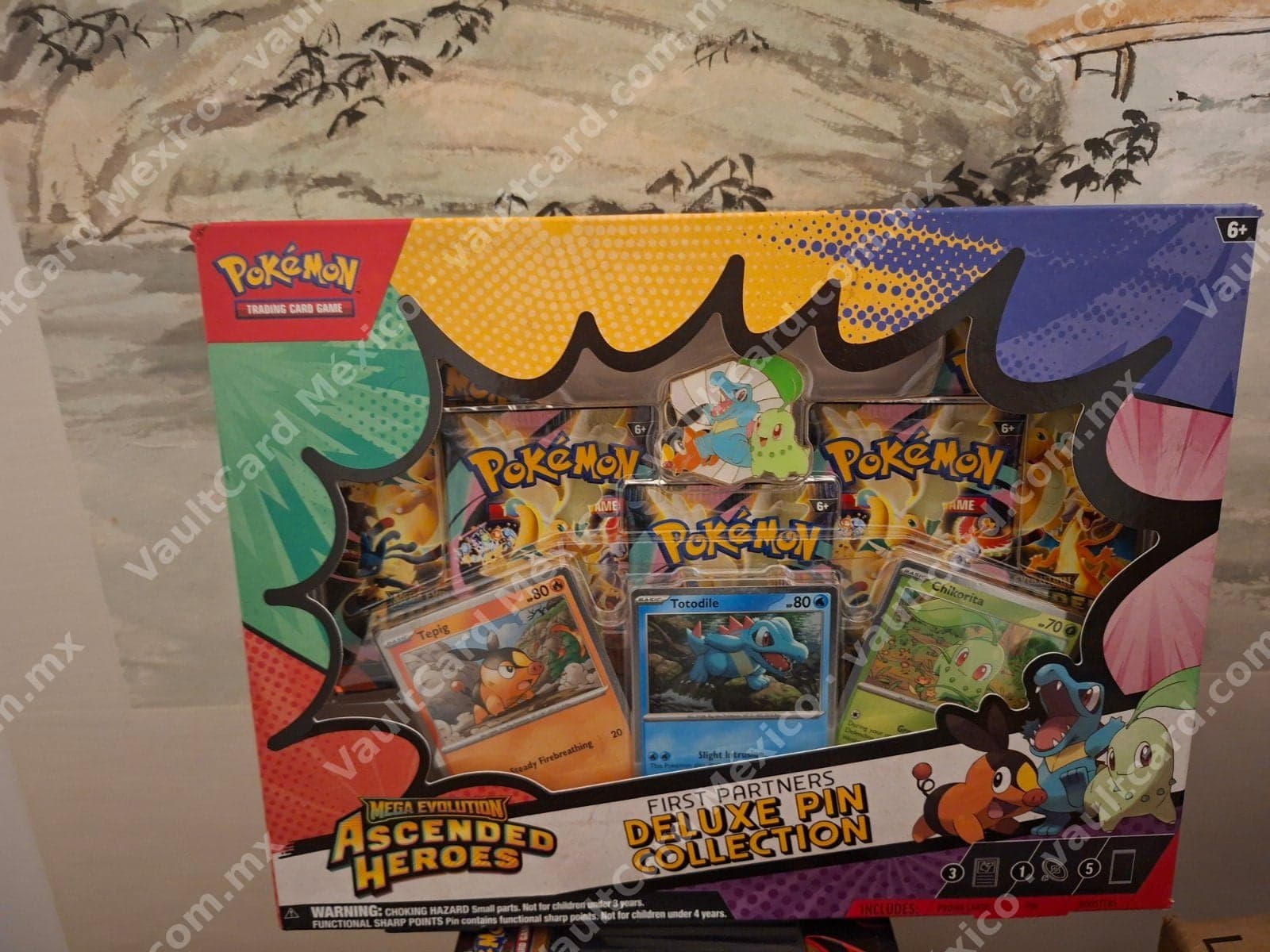 Pokémon TCG Mega Evolution Ascended Heroes - First Partners Deluxe Pin Collection (Inglés)