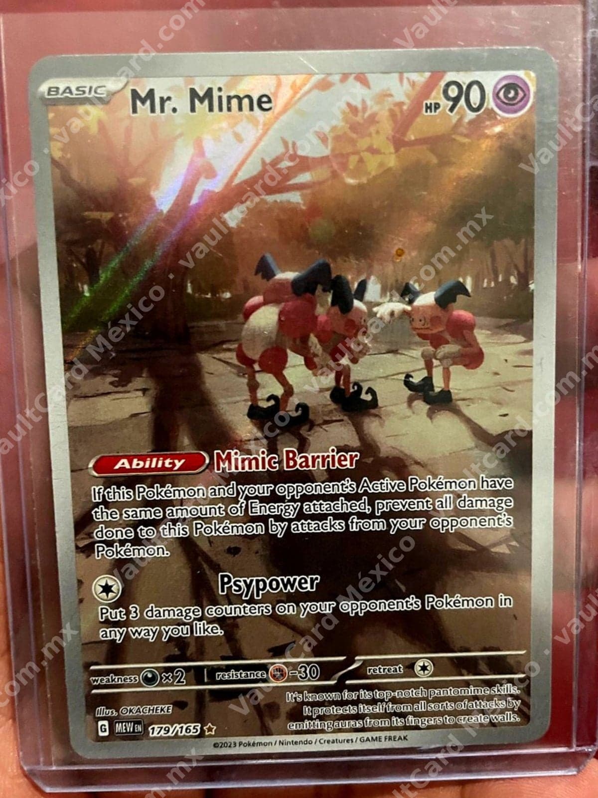 Mr. Mime 179/165 - Pokémon 151 (MEW) Inglés - Illustration Rare