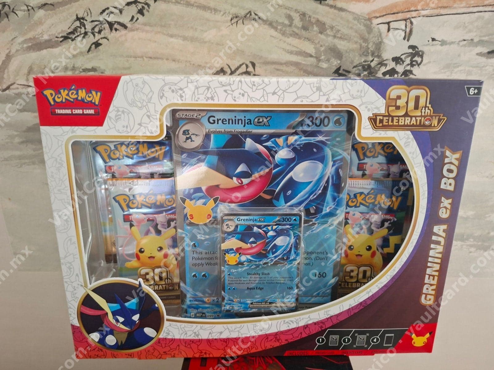 Greninja ex Box - 30th Celebration Pokémon TCG Inglés (Sellado)