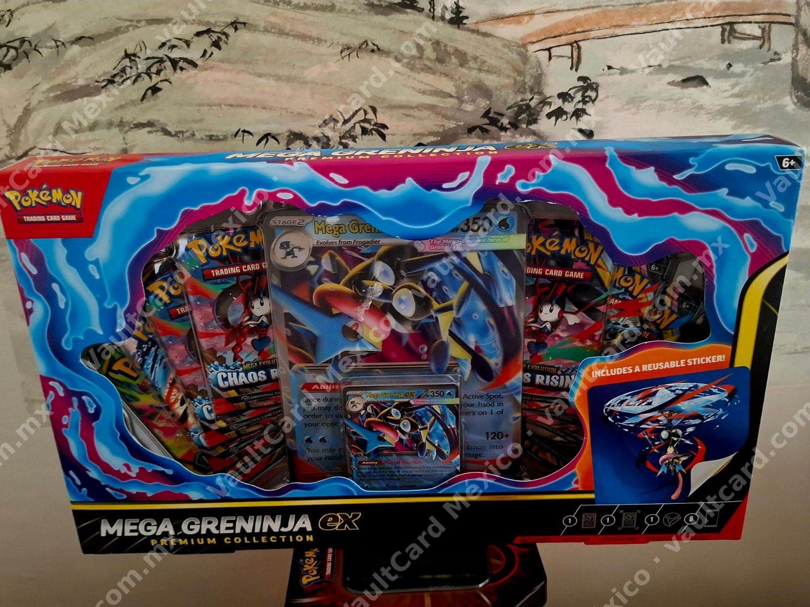 Mega Greninja ex Premium Collection - Pokémon TCG Inglés (Sellado)