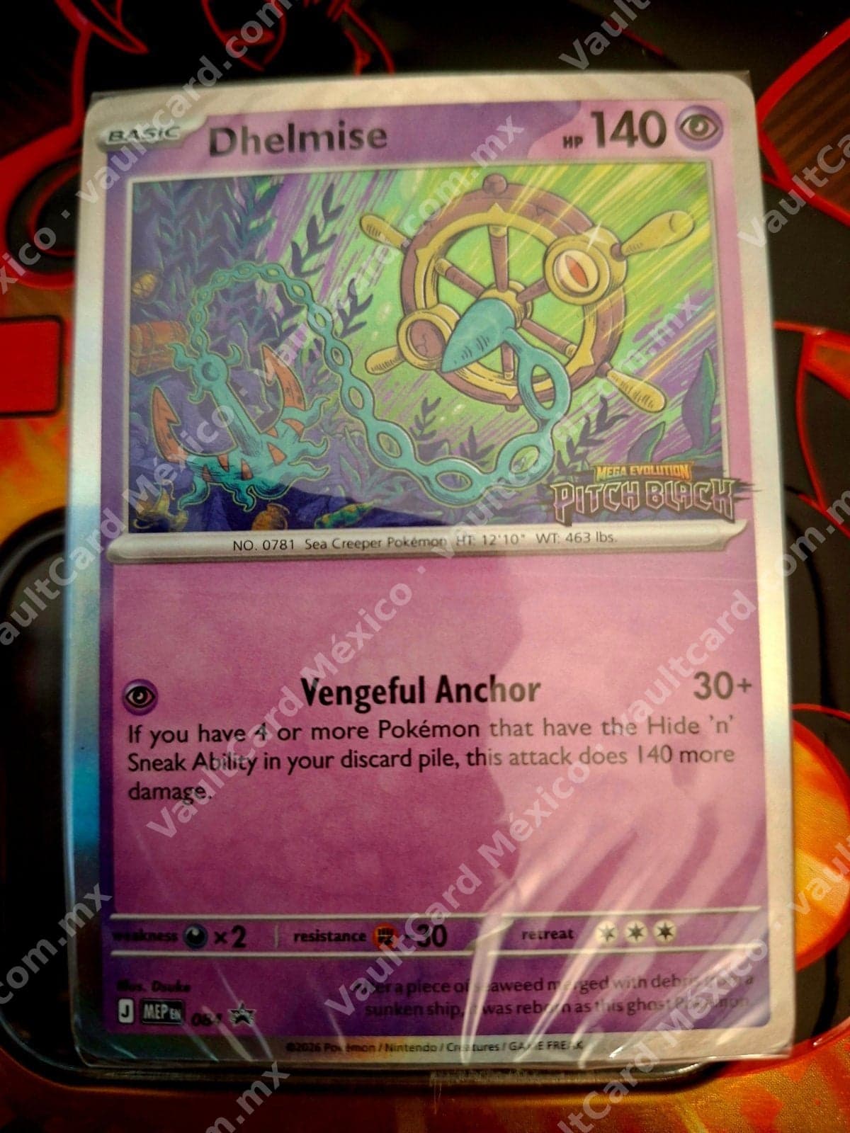 Dhelmise 08 Promo - Mega Evolution Pitch Black (MEP) Inglés