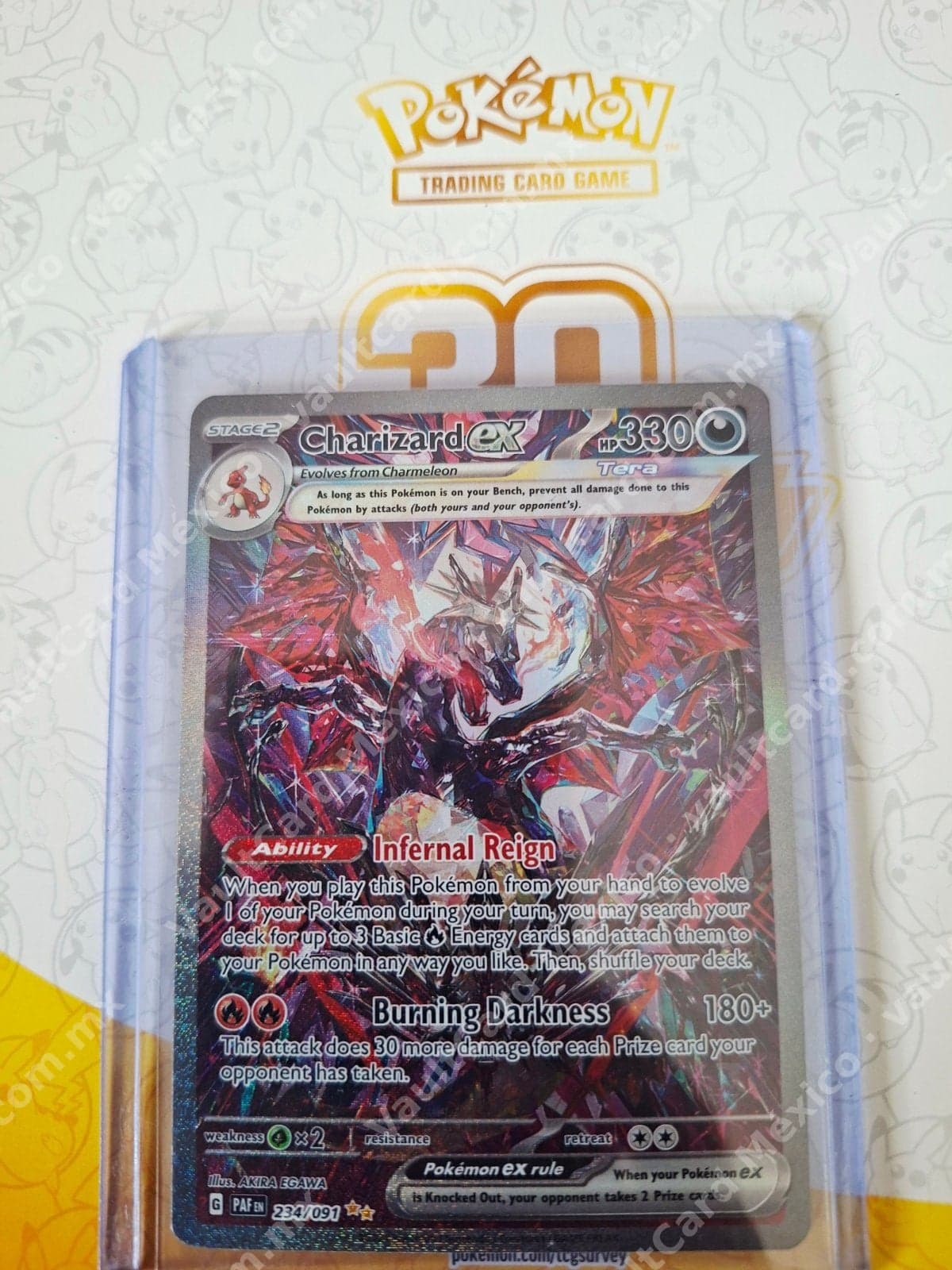 Charizard ex 234/091 - Paldean Fates (PAF) Inglés Special Illustration Rare