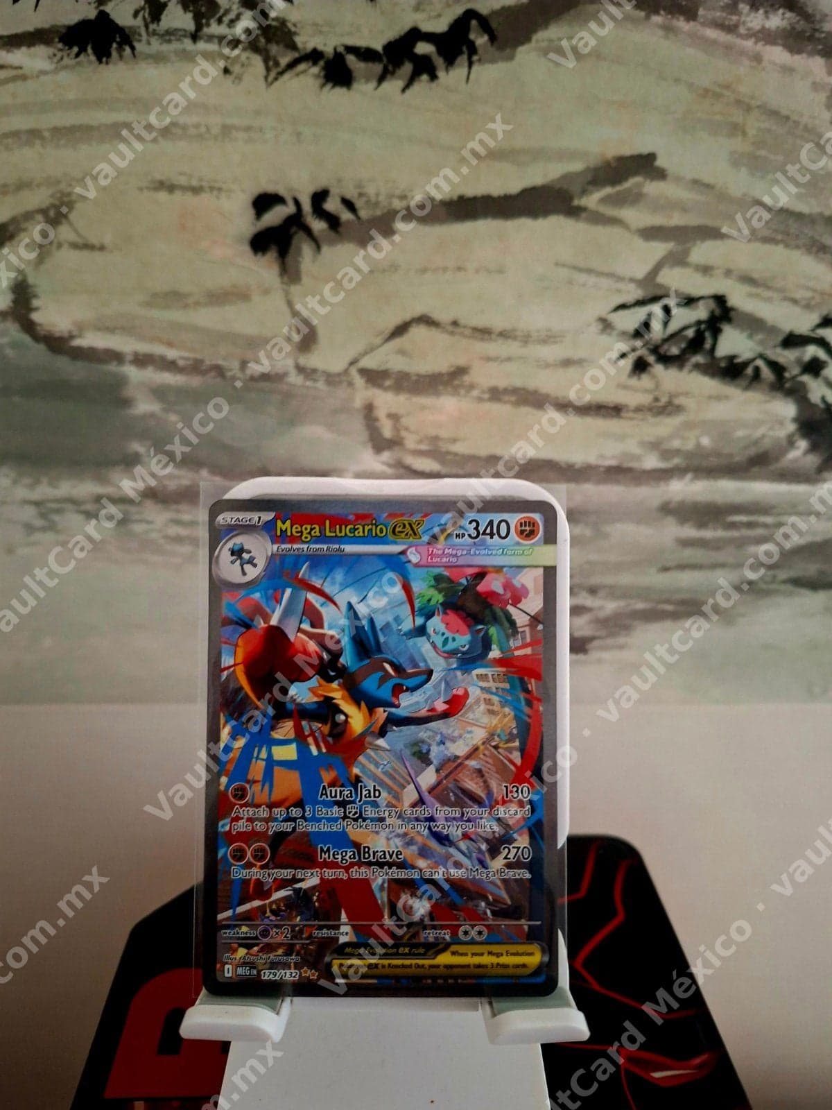 Mega Lucario ex 179/132 - Full Art (MEG) Inglés