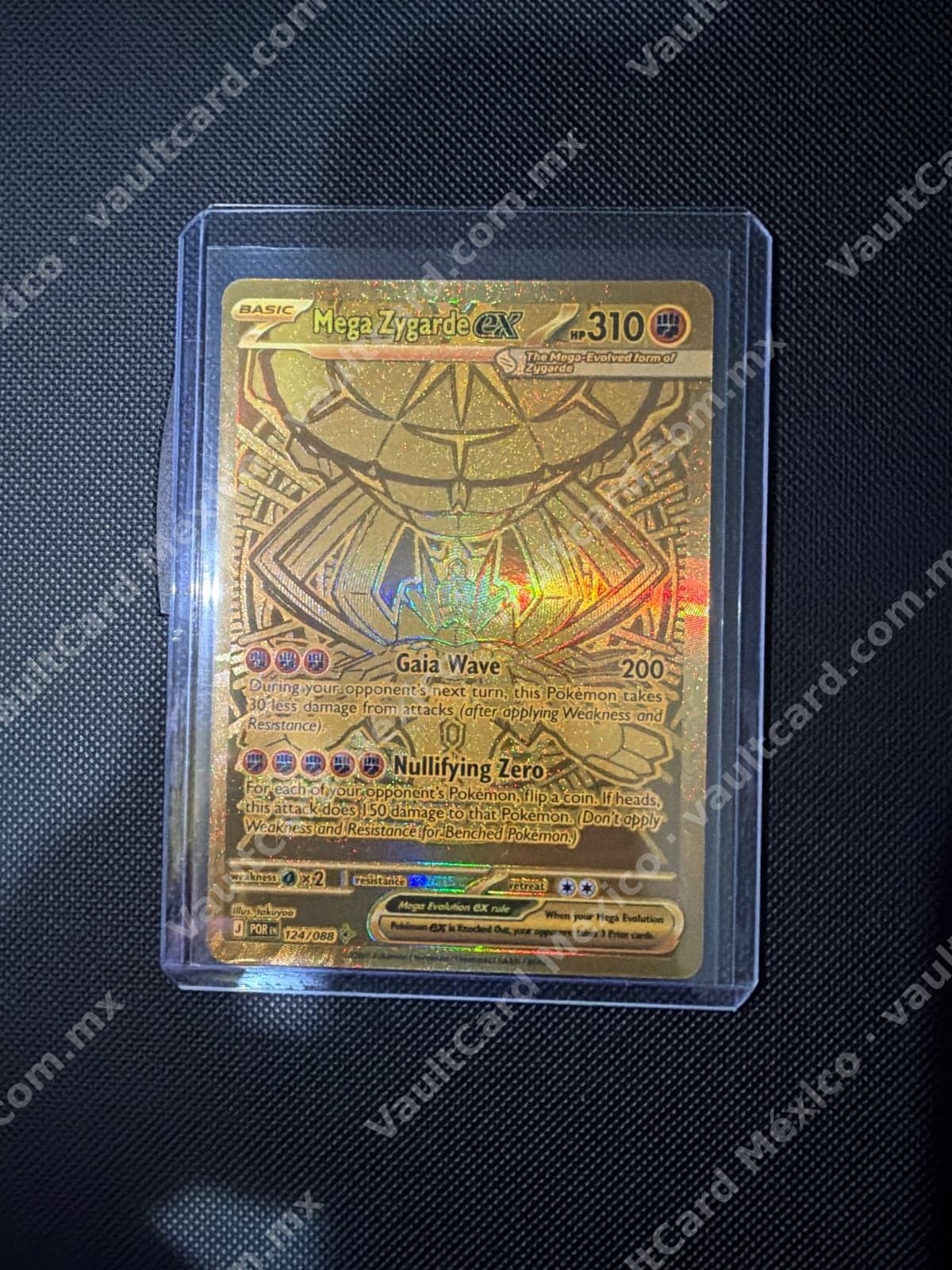 Mega Zygarde ex 124/088 - Gold (POR) Japonés