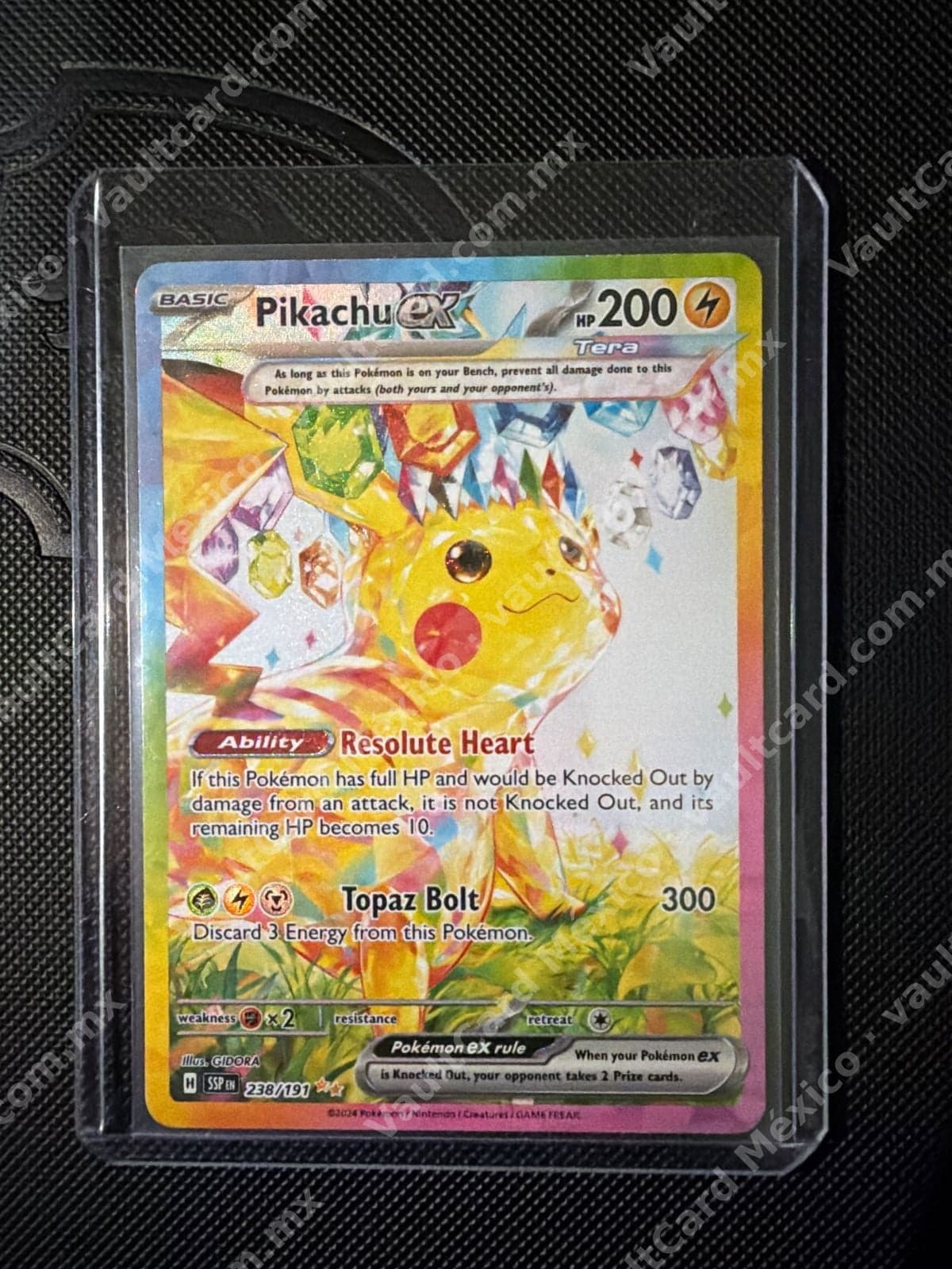 Pikachu ex 238/191 - Surging Sparks (SSP) Inglés Special Illustration Rare