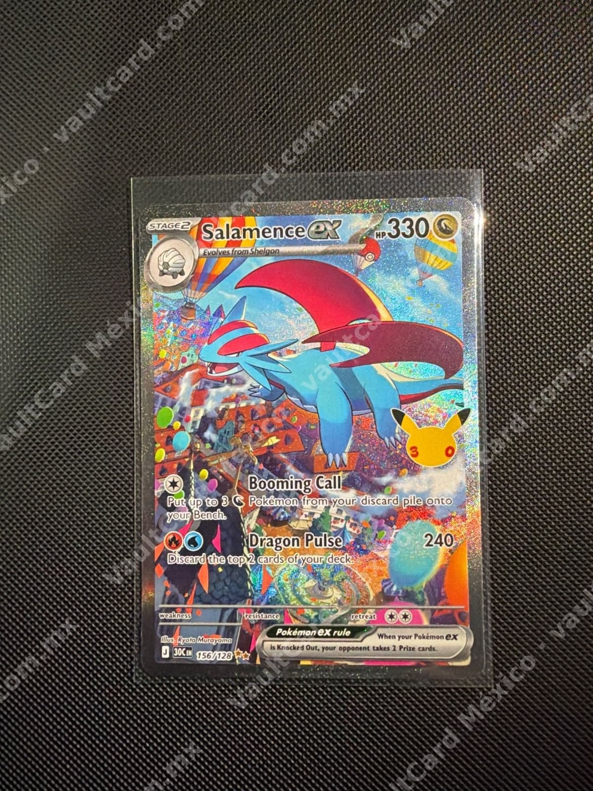Salamence ex 156/128 - 151 (MEW) Inglés Special Illustration Rare