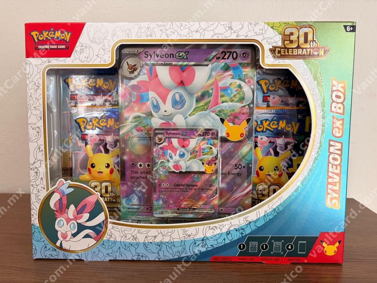 Pokémon TCG Sylveon ex Box - 30th Celebration Inglés (Sellado)