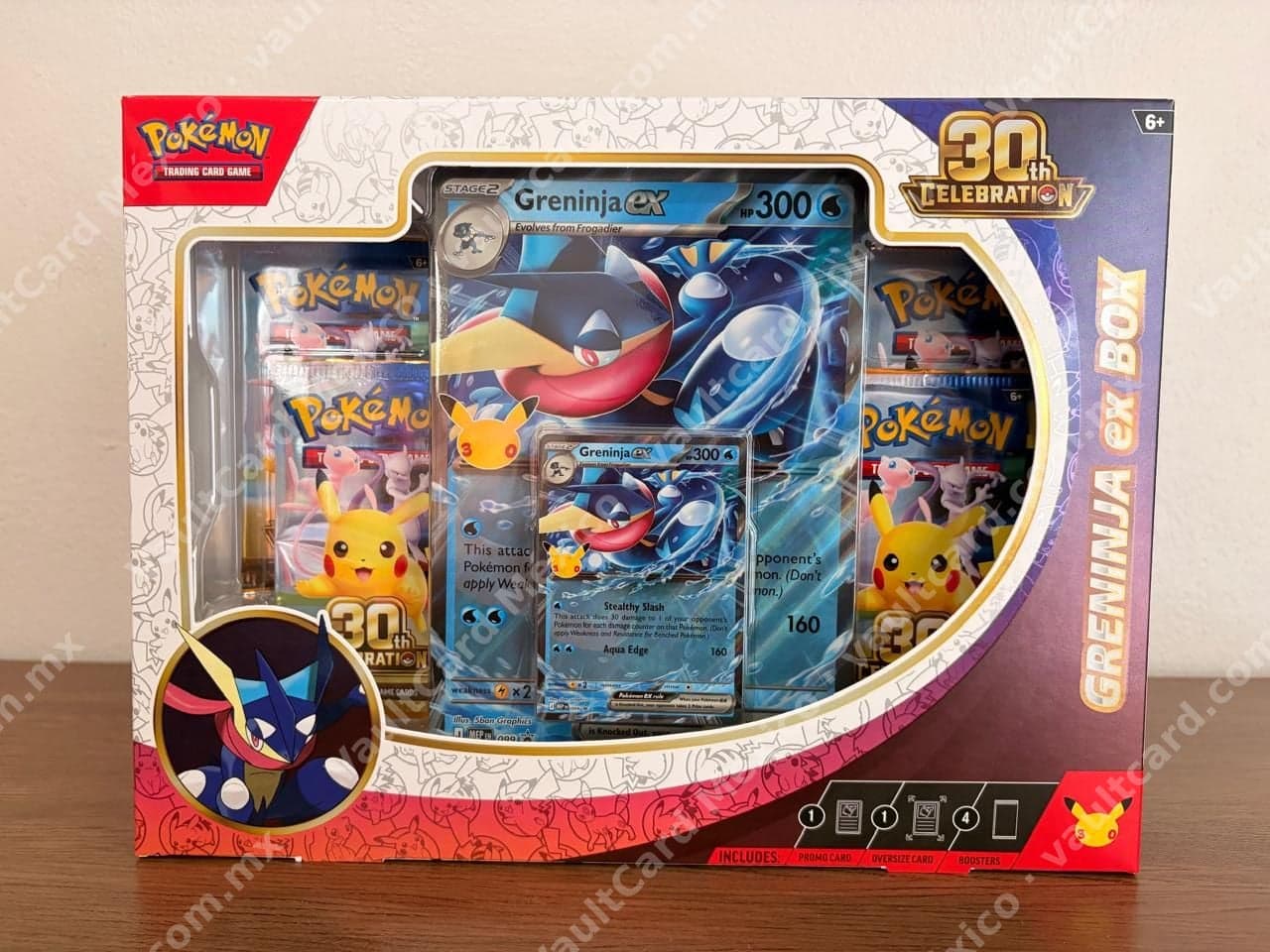 Greninja ex Box - 30th Celebration Inglés (Sellado)