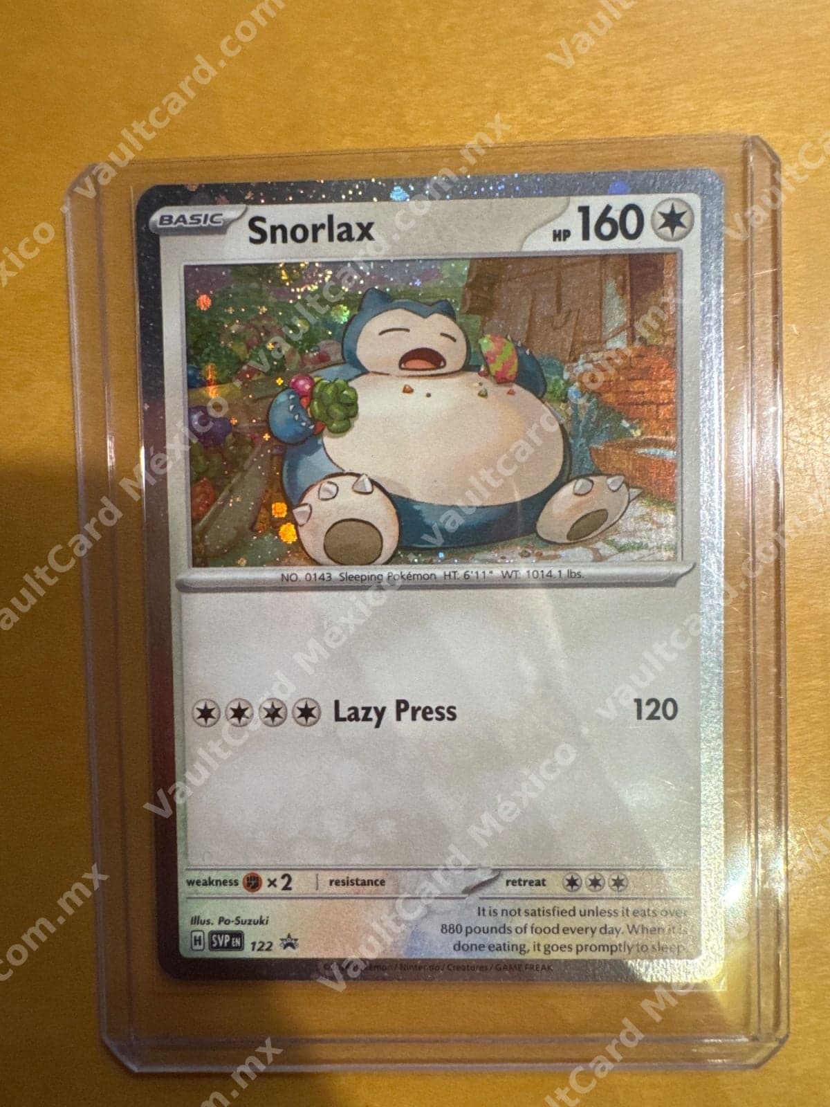 Snorlax 122 - Promo Holo (SVP) Inglés