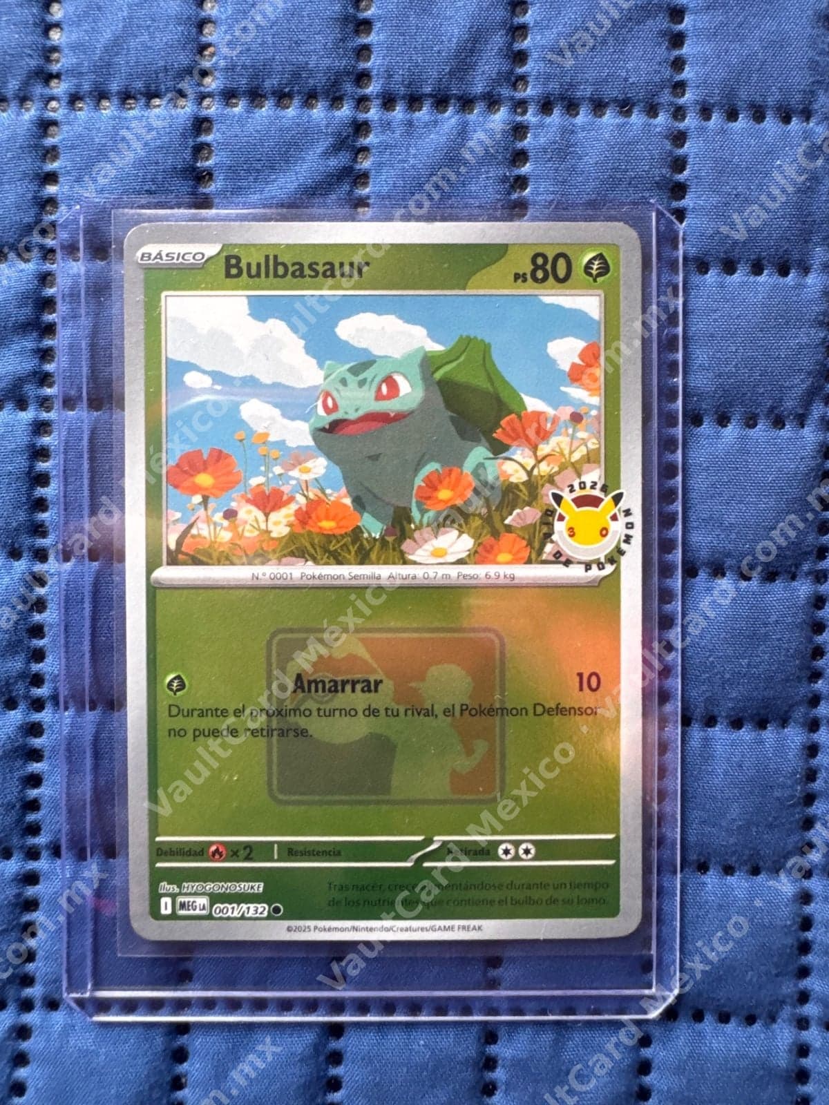 Bulbasaur 001/132 (MEG) Español - Promo Día de Pokémon 2025