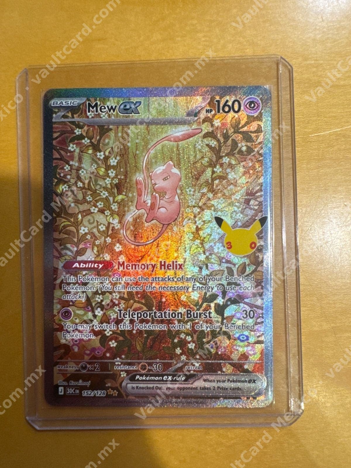 Mew ex 152/128 - (30C) Celebraciones 30 Aniversario Inglés