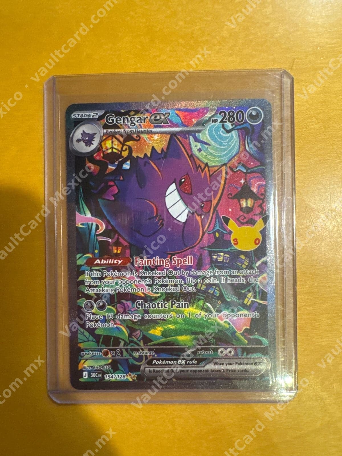 Gengar ex 154/128 Full Art - Celebrations 25th (30C) Inglés