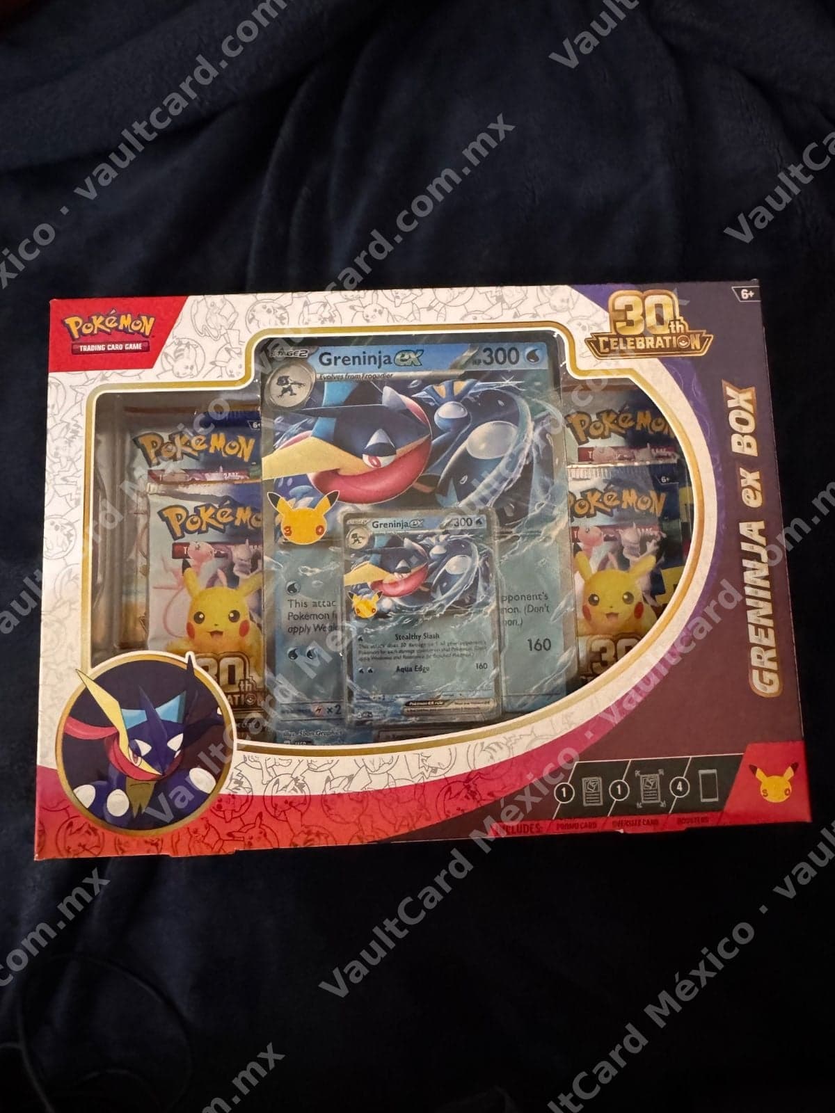 Greninja ex Box - 30th Celebration Pokémon TCG Inglés Sellado