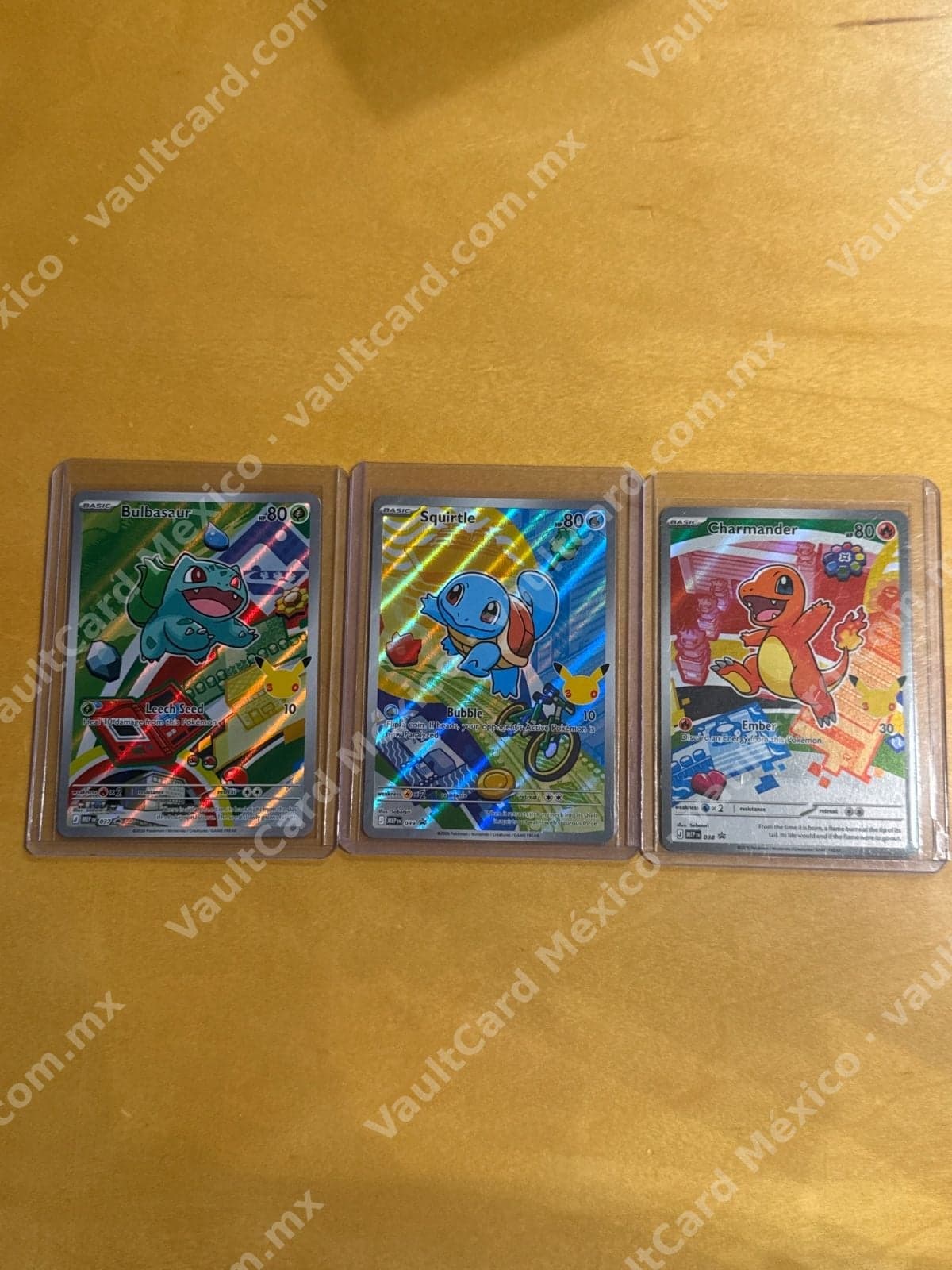 Lote Bulbasaur, Squirtle y Charmander - Promo (MEP) Inglés
