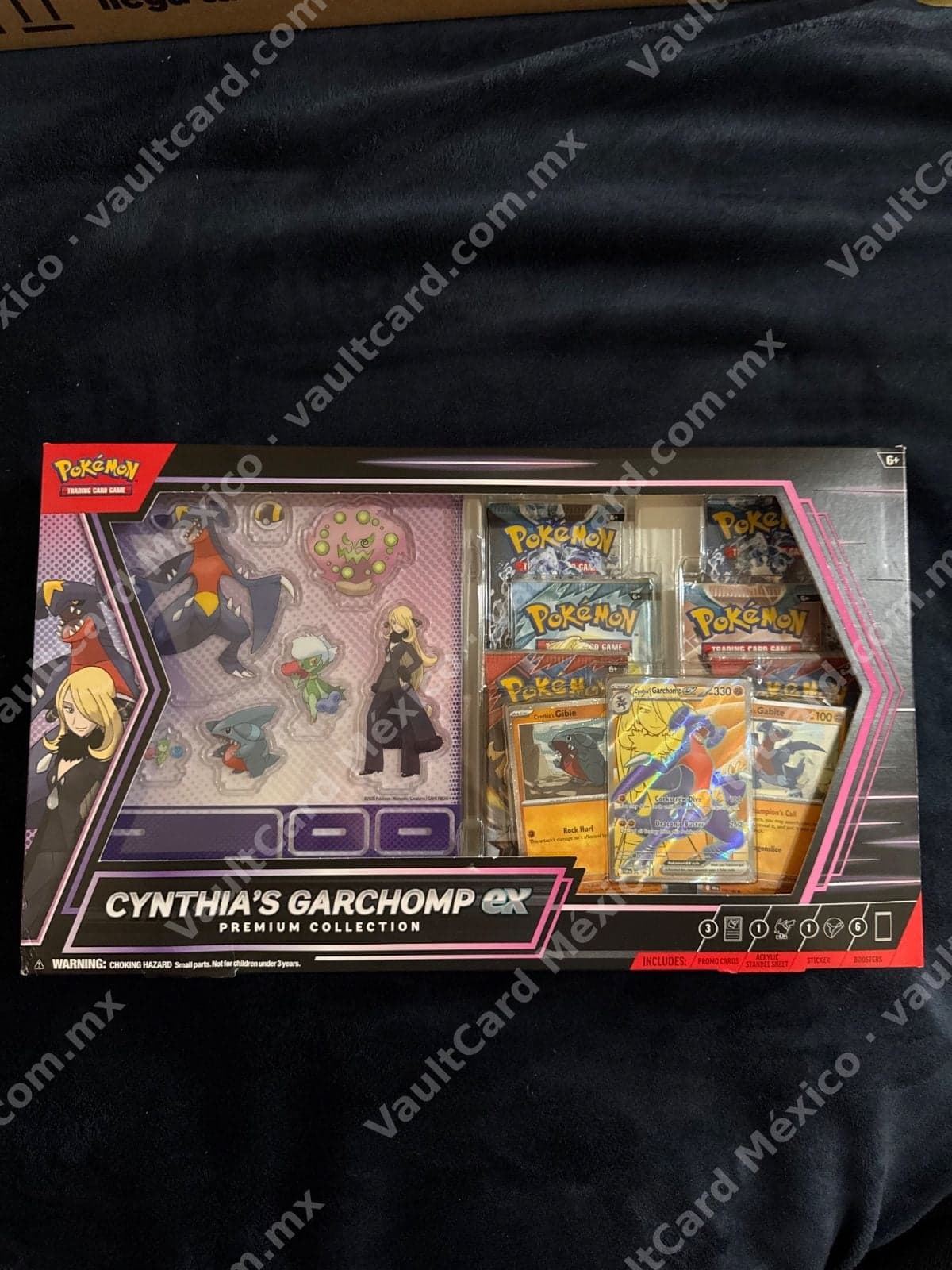 Cynthia's Garchomp ex Premium Collection - Pokémon TCG Inglés (Sellado)
