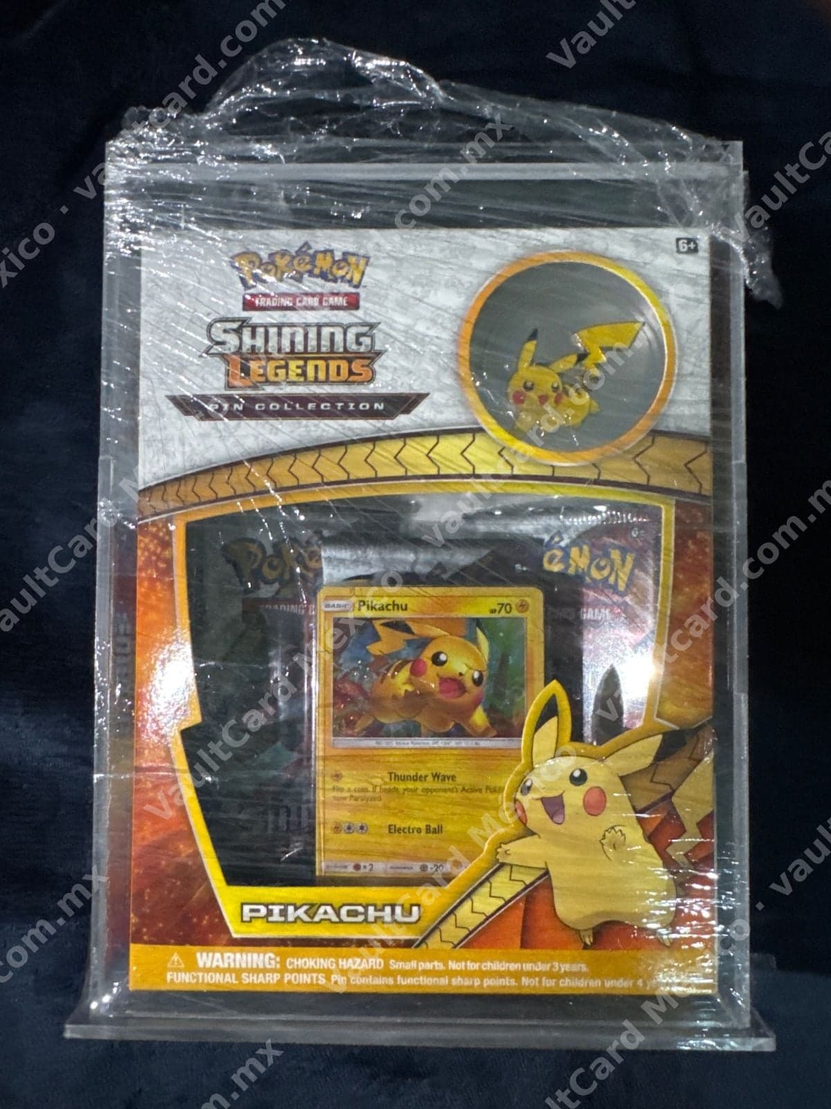 Pokémon Shining Legends Pin Collection Pikachu - Sellado Inglés con acrílico