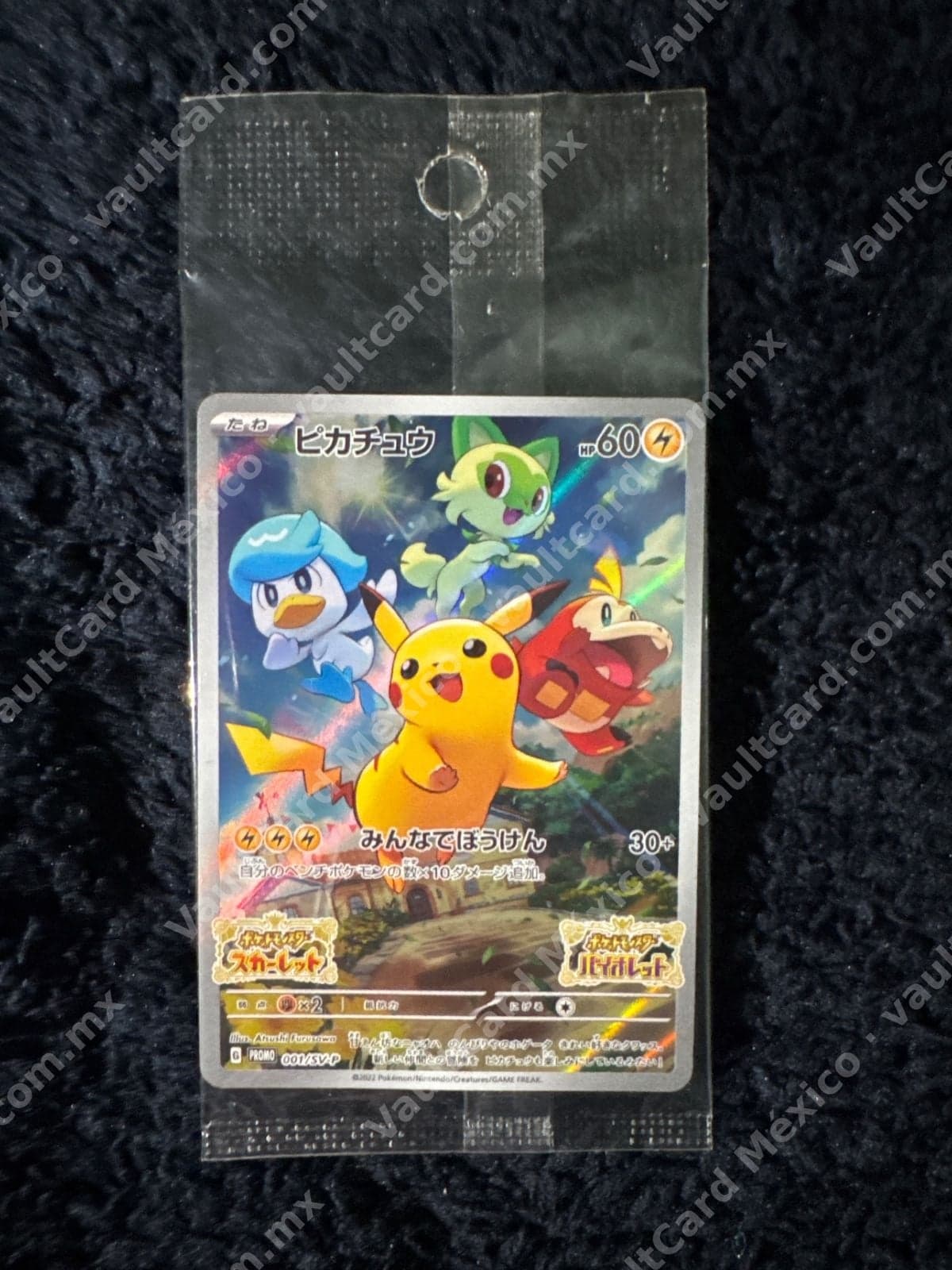 Pikachu 001/SV-P Promo Japonés - Sellado