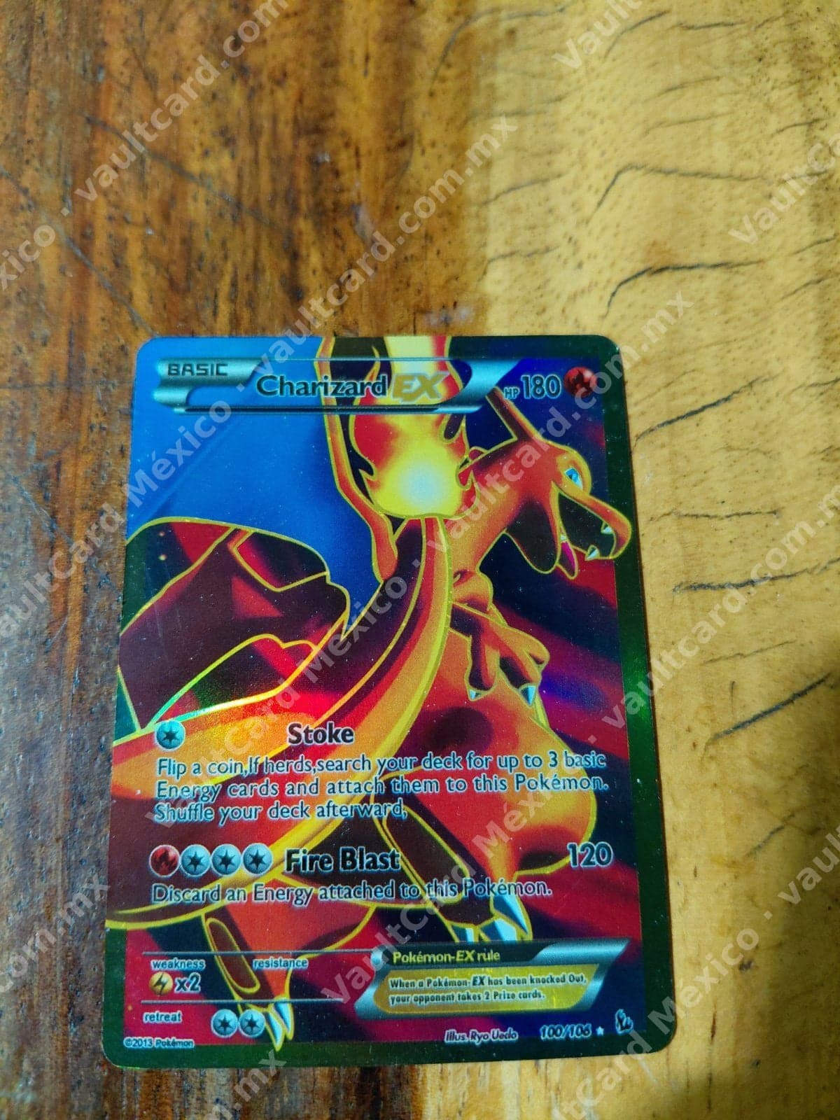 Charizard EX 100/106 Full Art - Flashfire Inglés