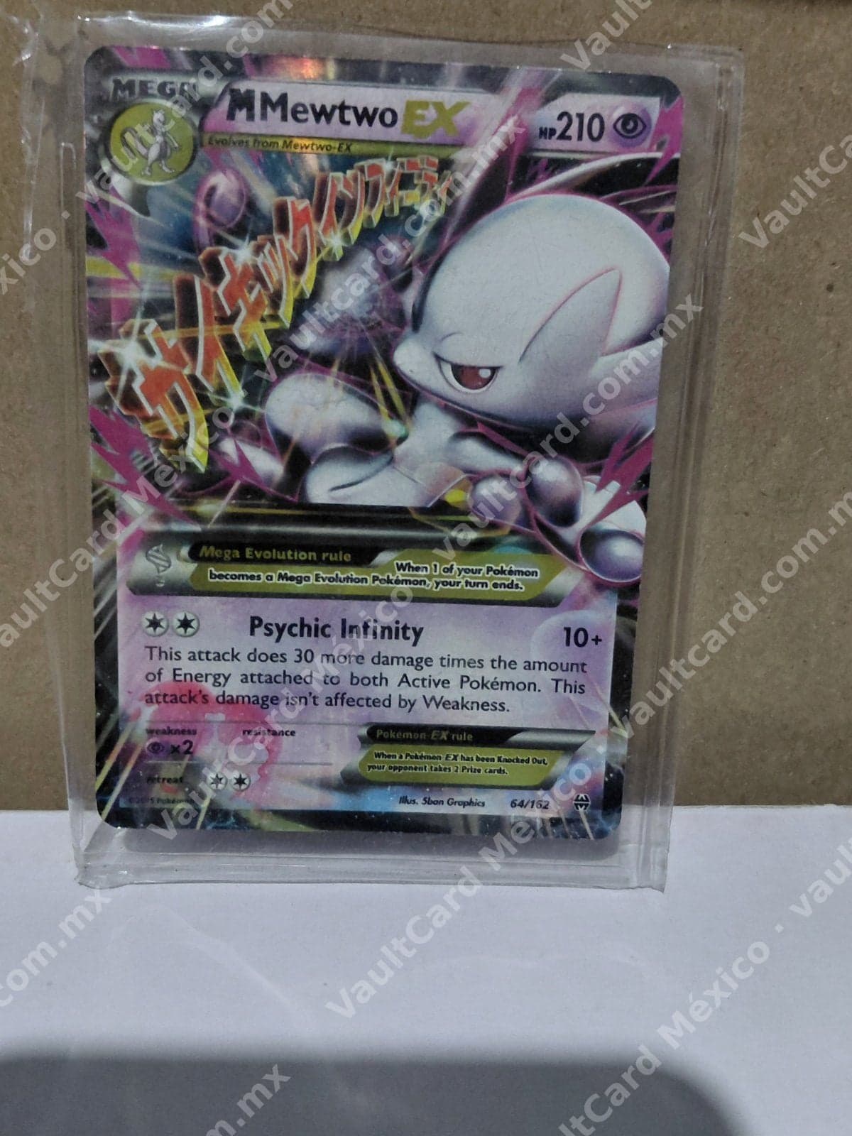 M Mewtwo EX 64/162 - XY BREAKthrough Inglés