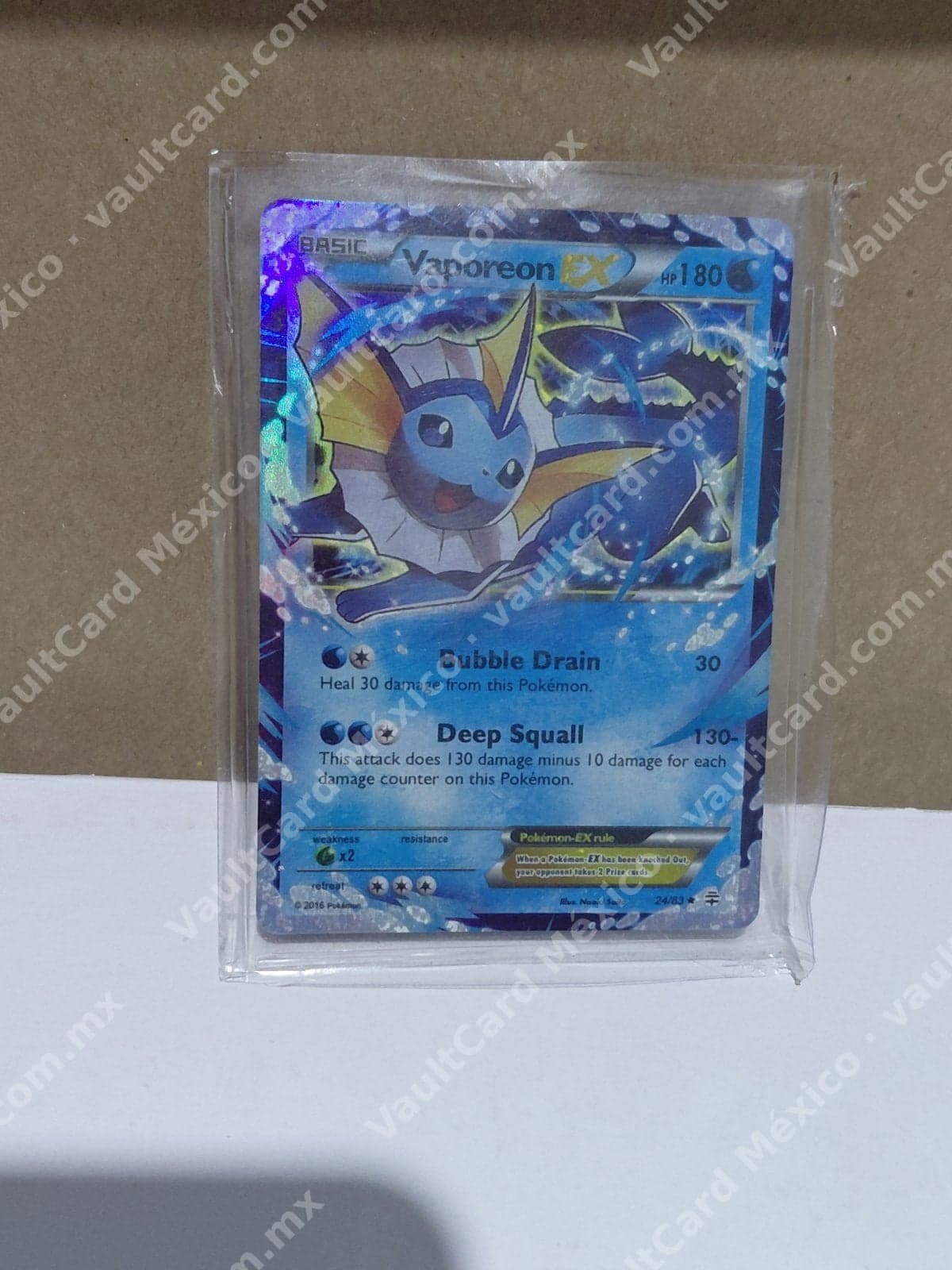 Vaporeon EX 24/83 - Generations Inglés Ultra Rare