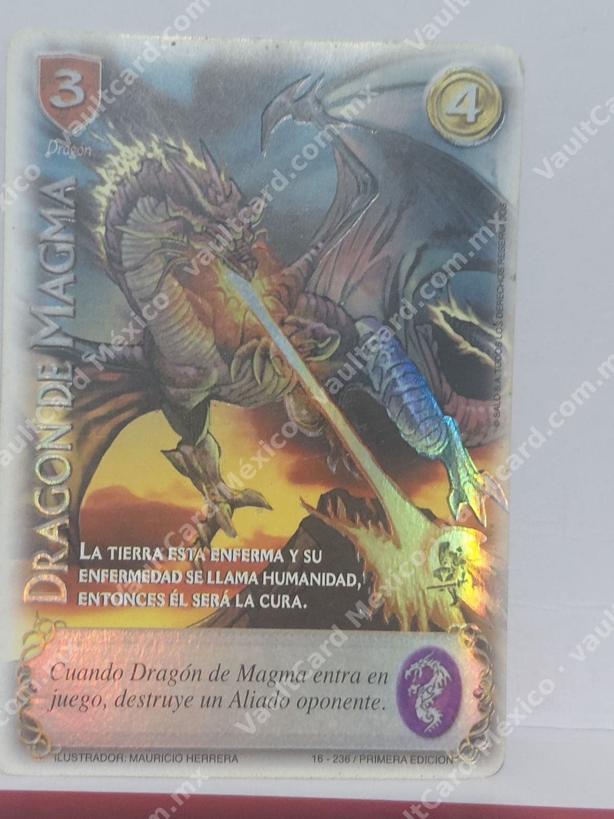 Dragón de Magma - Mitos y Leyendas - 16-236 Primera Edición Foil (Español)