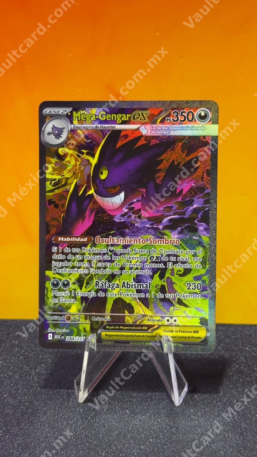 Mega-Gengar ex 284/217 (ASC) Español - Carta Full Art