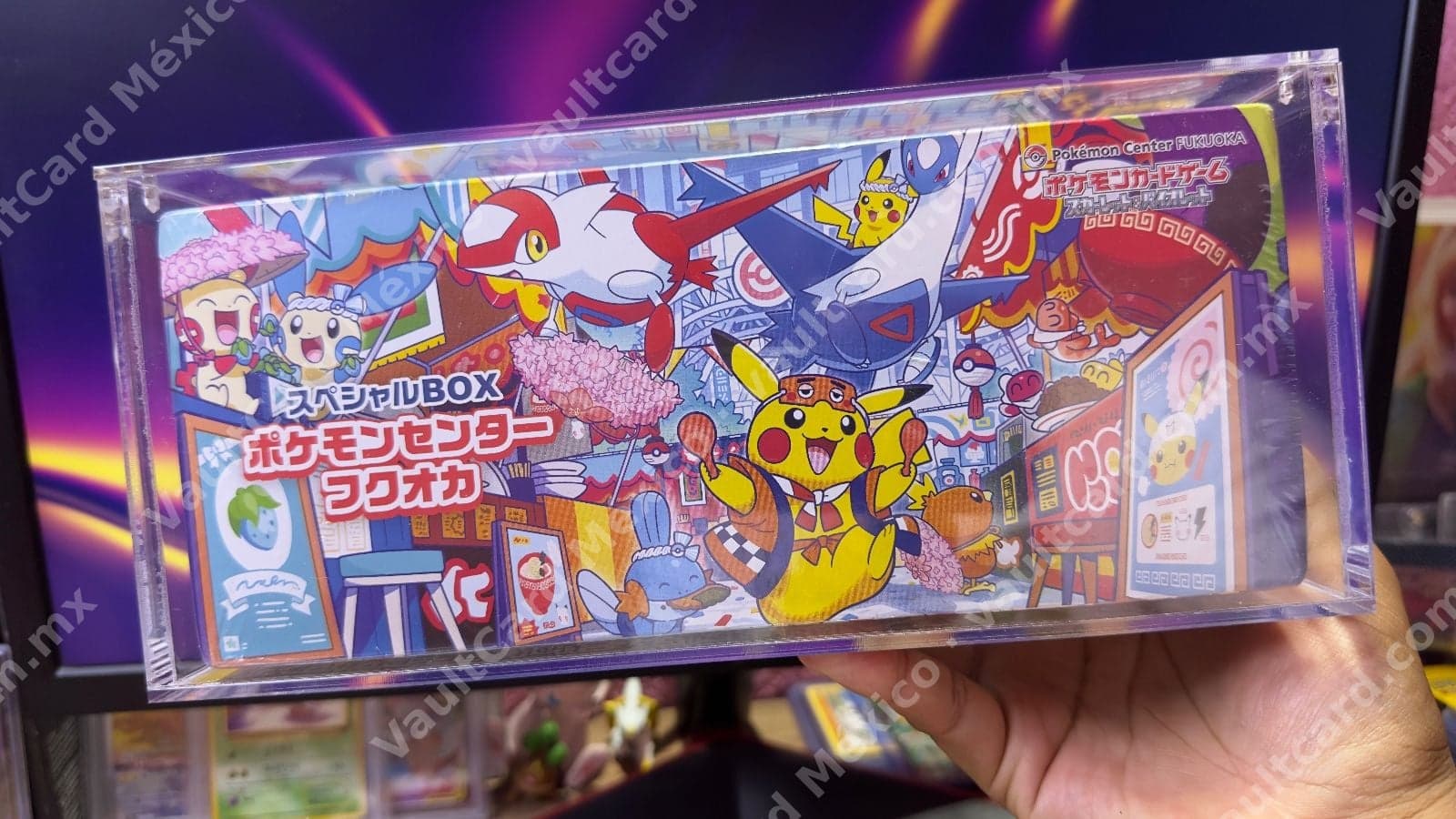 Special BOX Pokémon Center Fukuoka - Scarlet & Violet Japonés Sellado