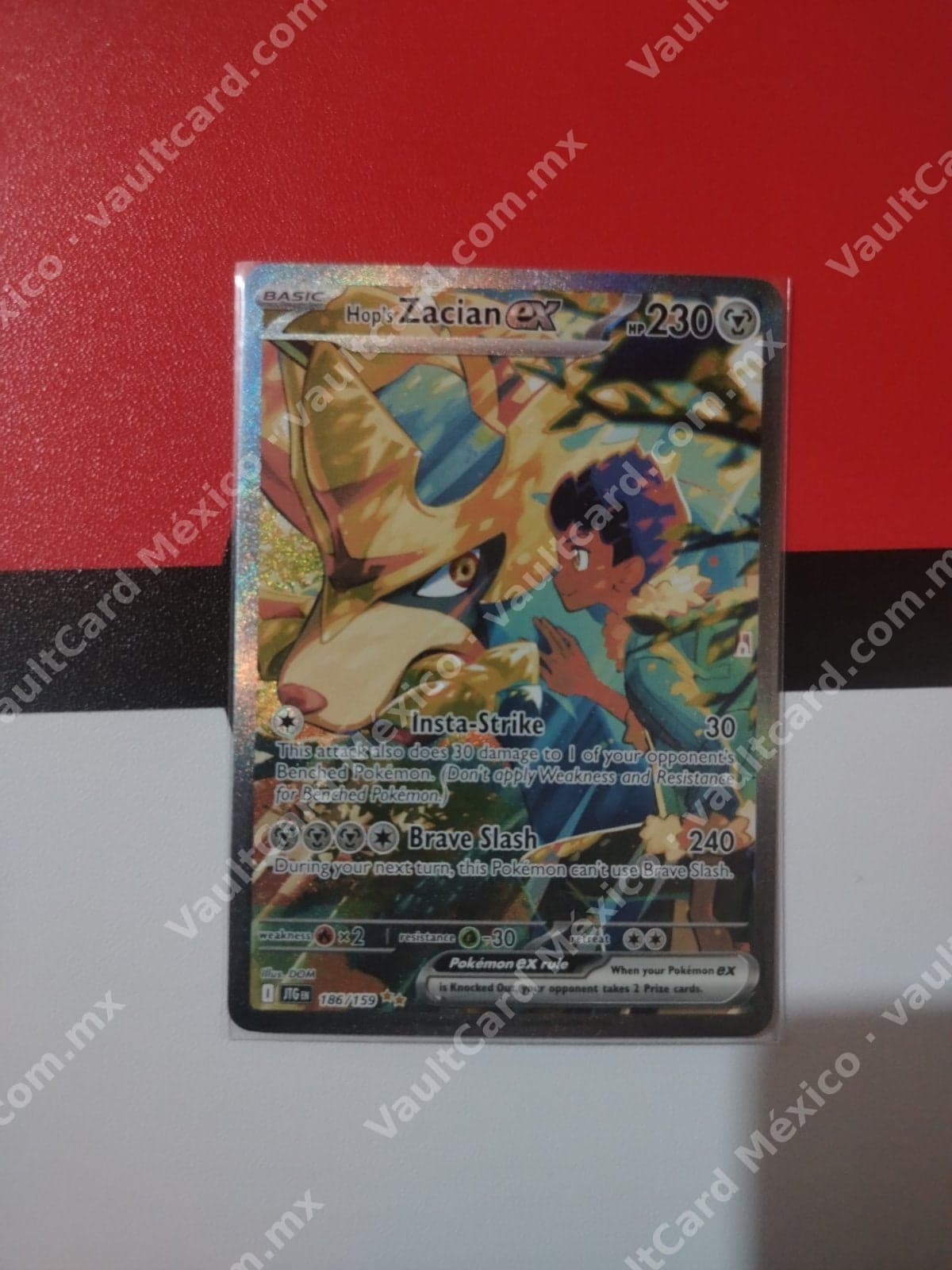 Hop's Zacian ex 186/159 - (JTG) Inglés - Special Illustration Rare