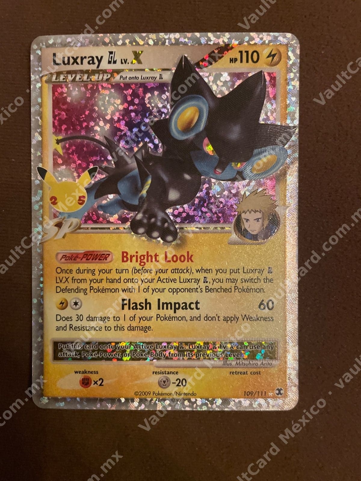 Luxray GL LV.X 109/111 - Celebrations Classic Collection Inglés